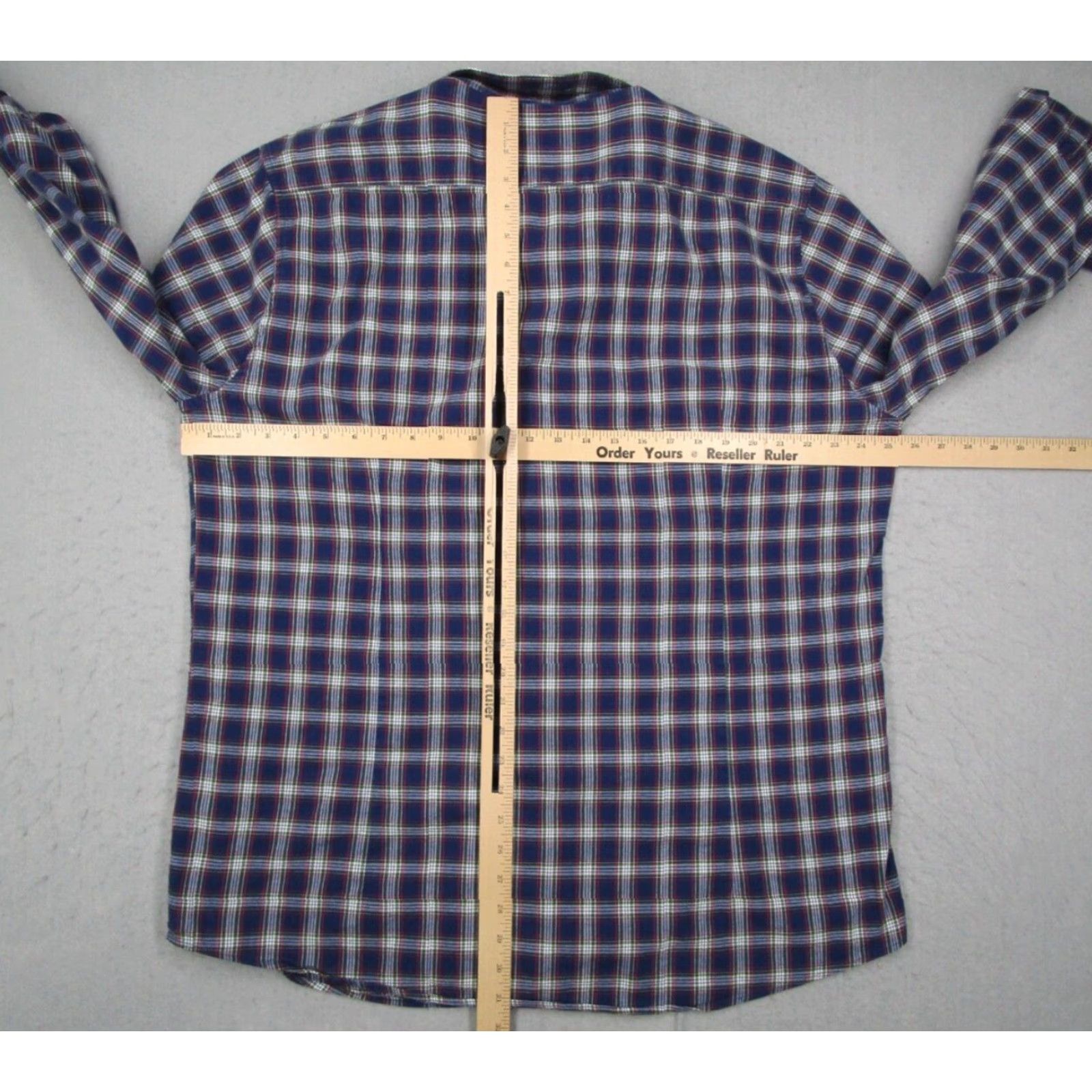 Barbour Barbour Shirt Men XL Blue Plaid Button-Up Warren Tailored Fit Long Sleeve Casual Shirt Size US XL / EU 56 / 4 - 6 Thumbnail