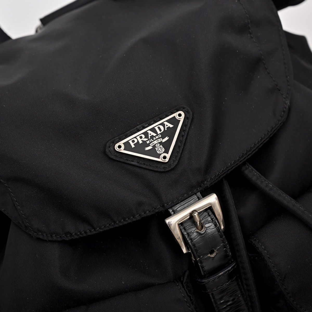 Prada Prada Small Re-Nylon Black Backpack Size ONE SIZE - 5 Thumbnail