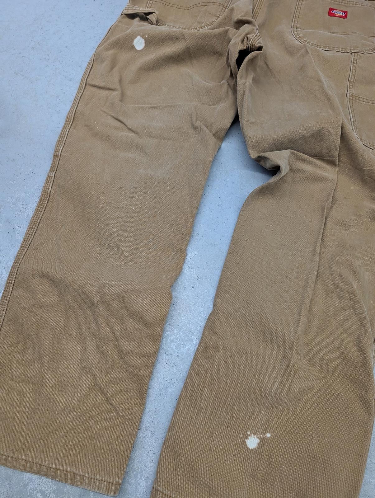 Dickies Early 2000s Y2K Dickies Brown Carpenter Jeans Size US 37 - 8 Thumbnail