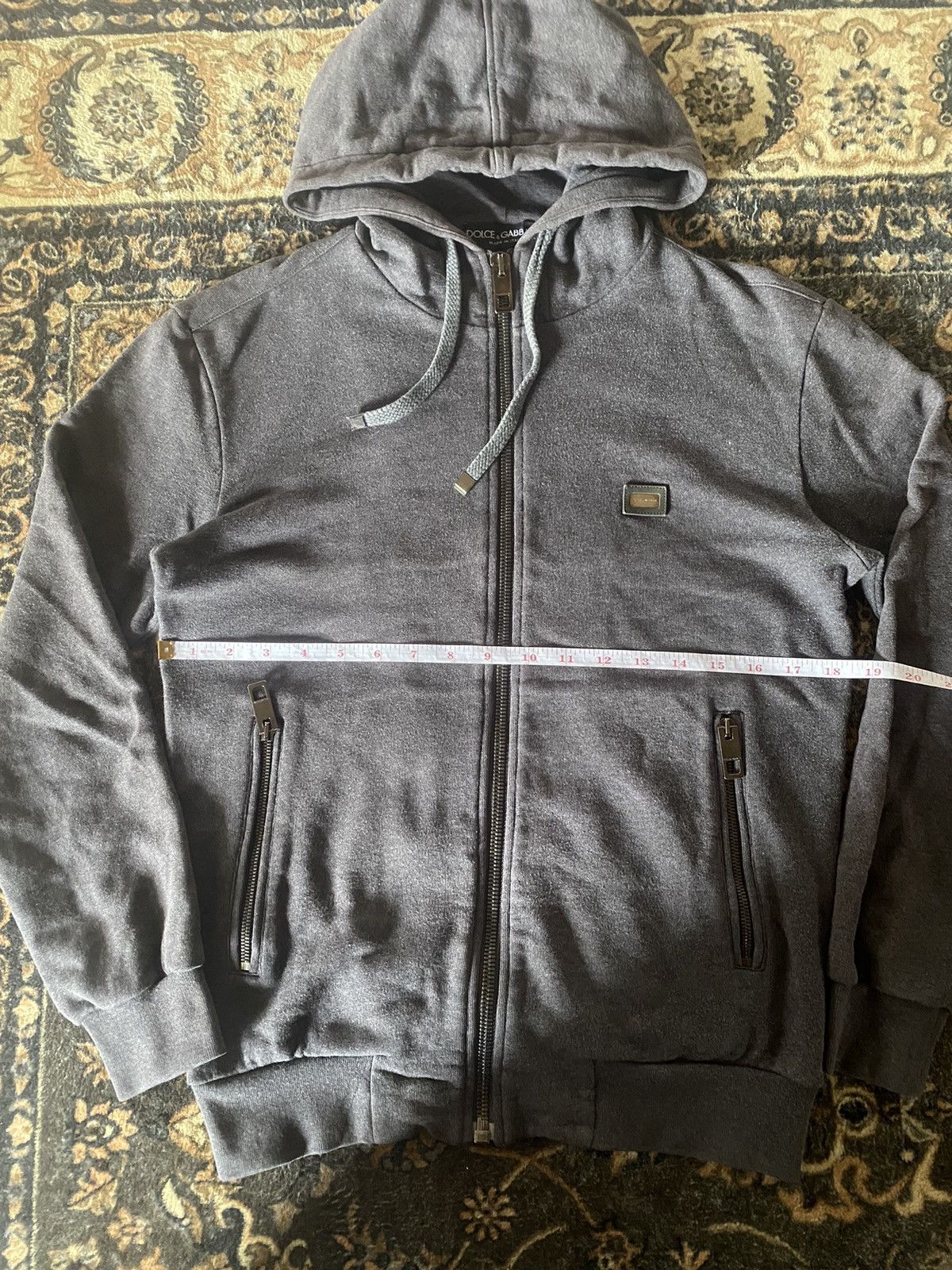 Designer Dolce & Gabbana Zipper Hoodie Size US S / EU 44-46 / 1 - 13 Thumbnail