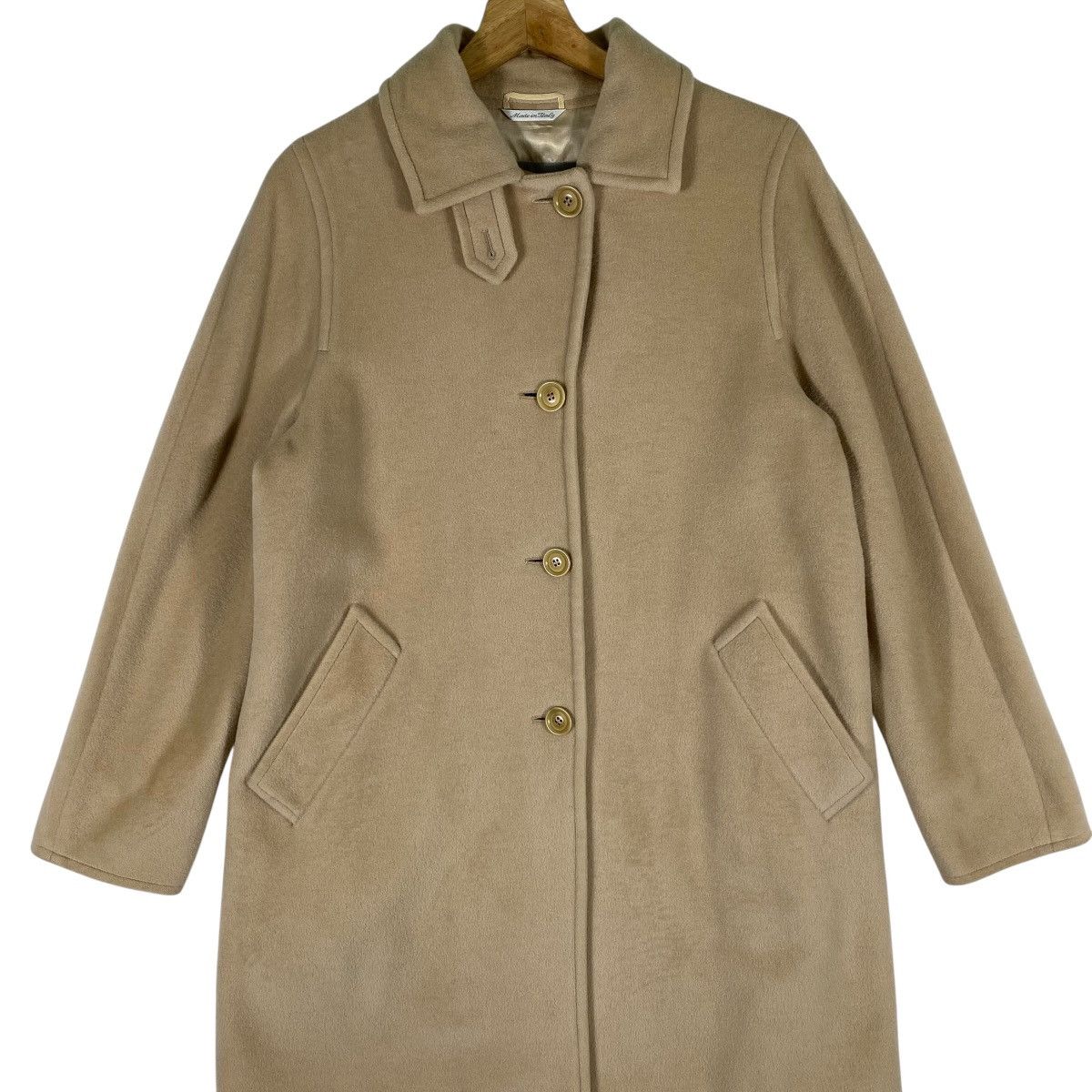 MAX&Co. × Max Mara × Weekend Max Mara Vintage Max Mara Wool Button Jacket Size 4 Brown Colour Size S / US 4 / IT 40 - 4 Thumbnail