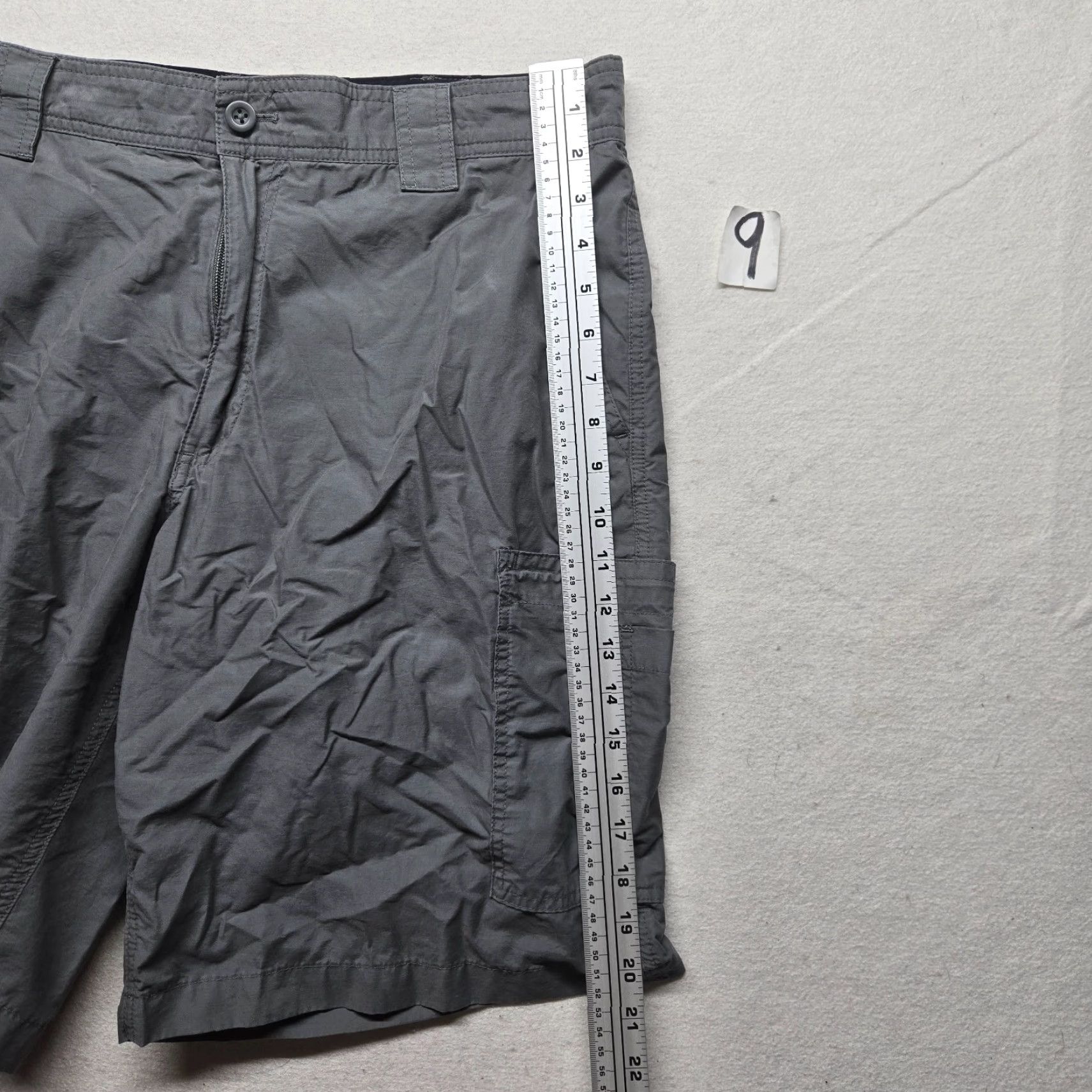 Van Heusen Van Heusen Studio Shorts Chino Gray Adult 34 Cotton Polyester Blend Pocket Mens Size US 34 / EU 50 - 4 Thumbnail