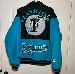 1990's FLORIDA MARLINS PRO PLAYER RAIN JACKET XL