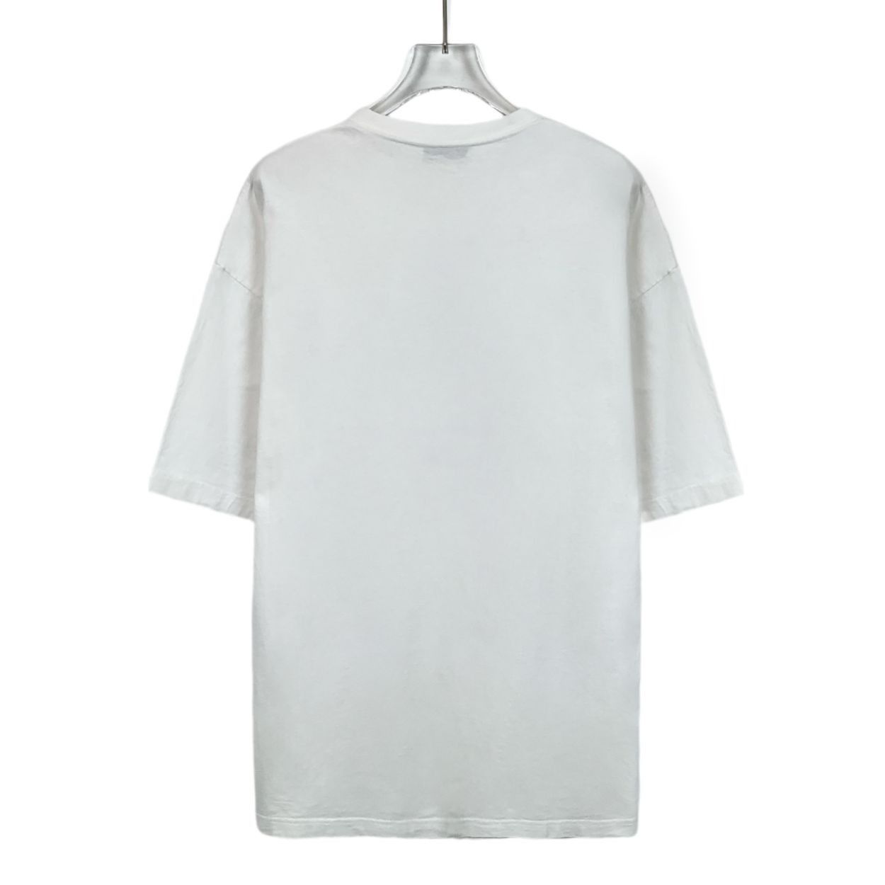 Balenciaga Balenciaga White Logo T-Shirt Unisex Cotton Casual Wear Size Size M / US 6-8 / IT 42-44 - 2 Thumbnail