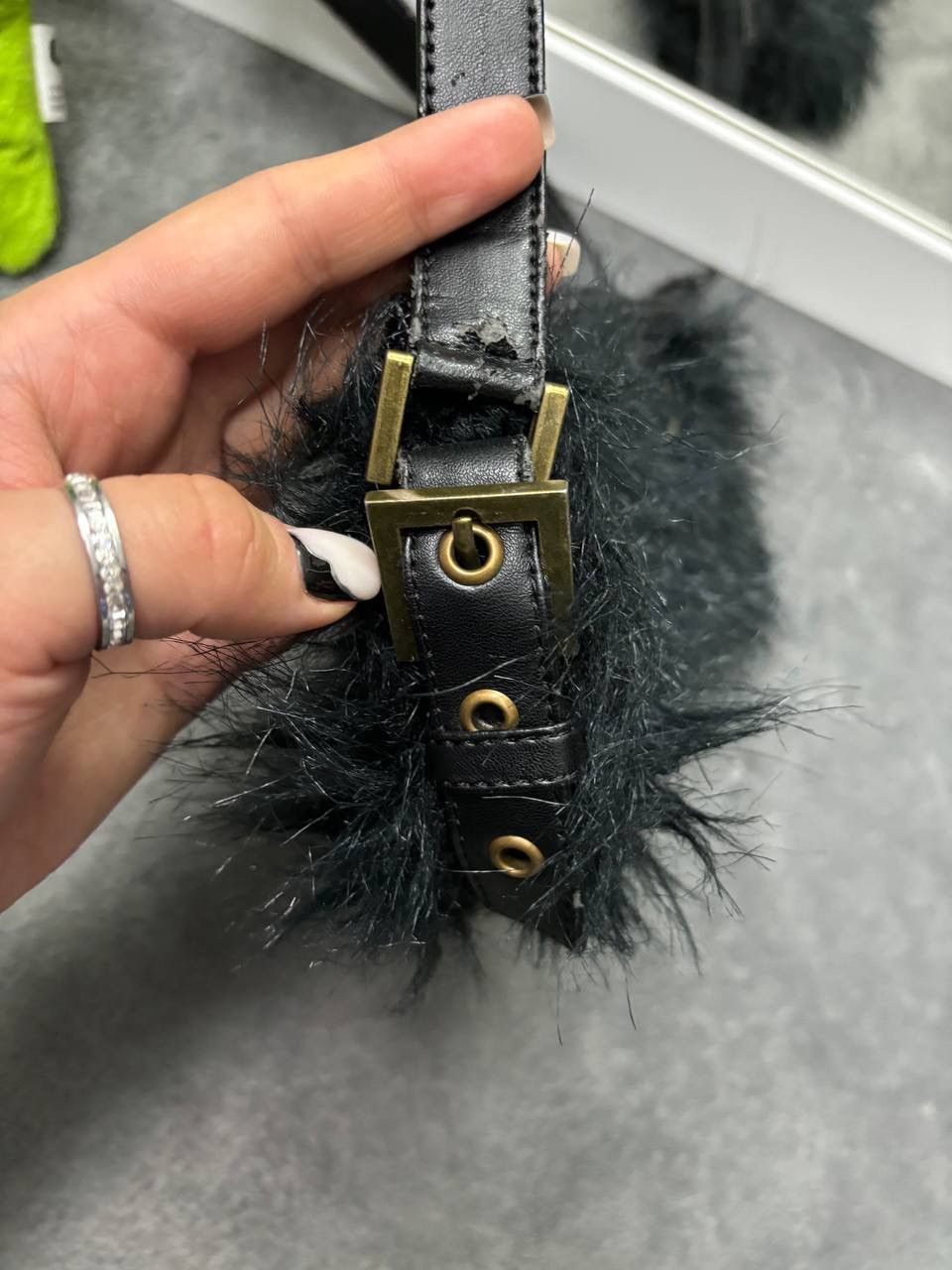 Japanese Brand VINTAGE ARCHIVE FUR AVANT-GARDE HAND BAG OPIUM Size ONE SIZE - 6 Thumbnail