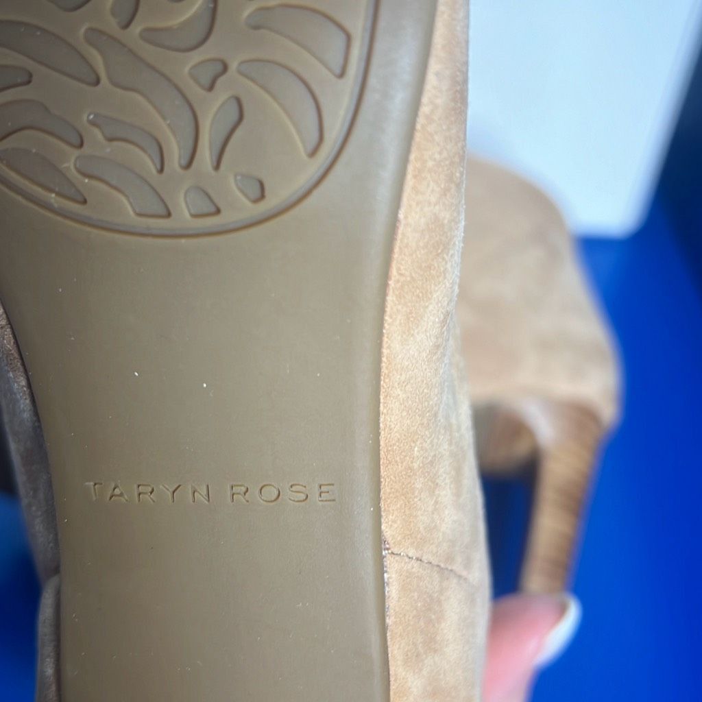 Lela Rose Nib Taryn Rose open toe suede shoes booties Helene 5.5 Size US 5.5 / IT 35.5 - 7 Thumbnail