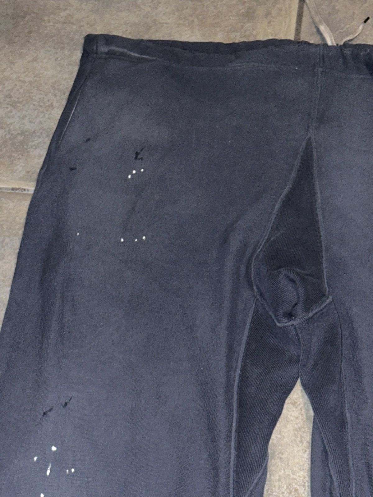 Maison Margiela Navy Maison Margiela Paint Splatter Pants Size US 34 / EU 50 - 5 Thumbnail