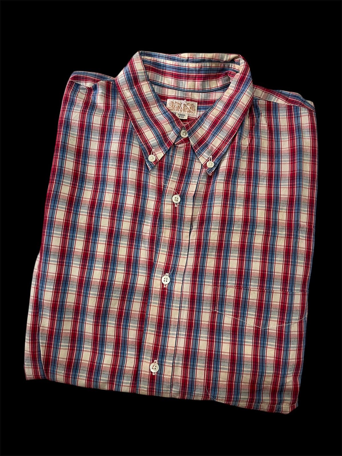 Sugar Cane SUGAR CANE JAPAN M21468 MADRAS TARTAN WORKSHIRT GUSSET LARGE Size US L / EU 52-54 / 3 - 3 Thumbnail
