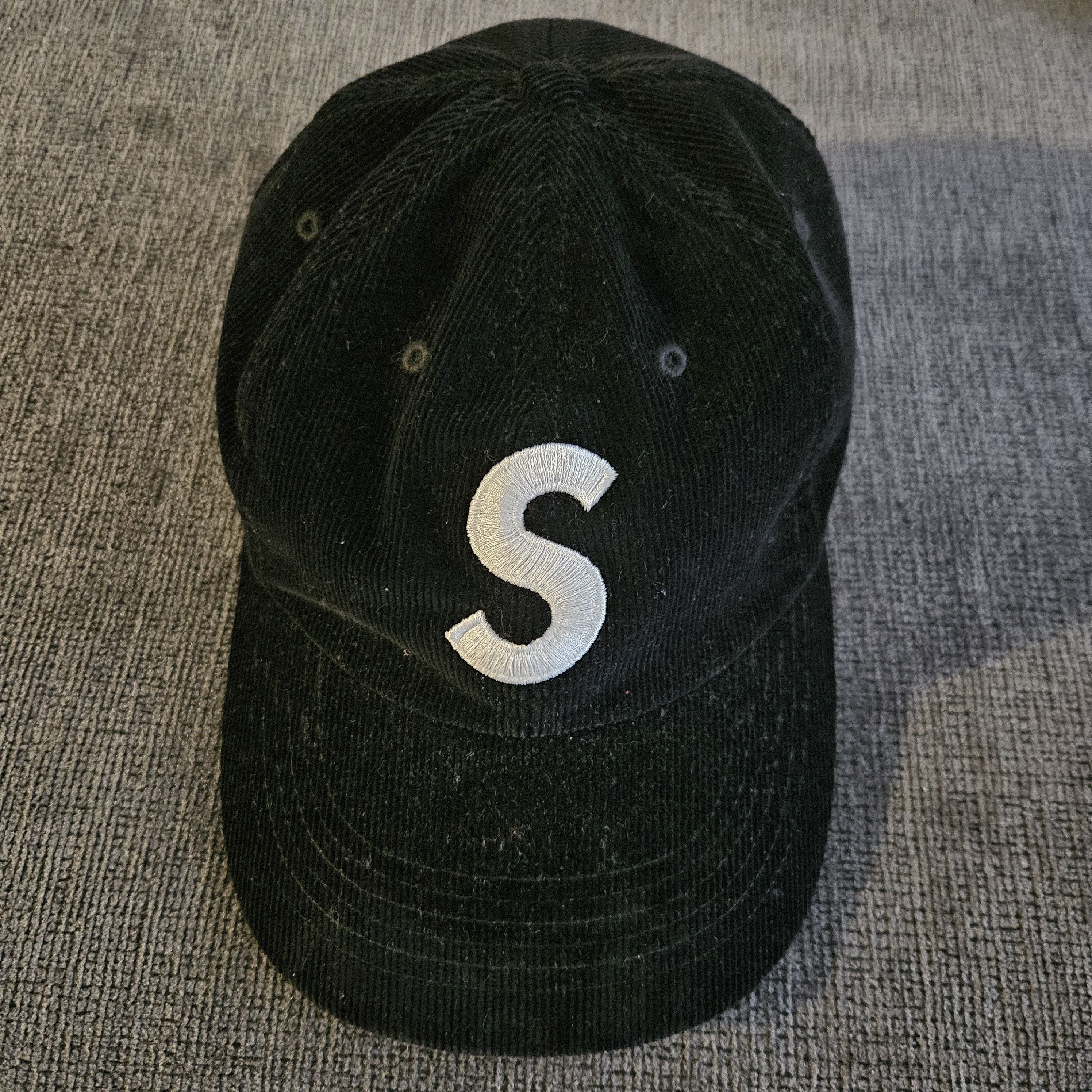 Supreme Fine Wale Corduroy S Logo 6 Panel