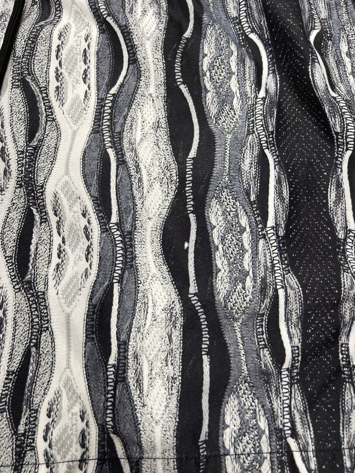 Carlo Colucci CARLO COLUCCI COOGI Style Pattern Swim Shorts Black/Gray Size US 36 / EU 52 - 5 Thumbnail