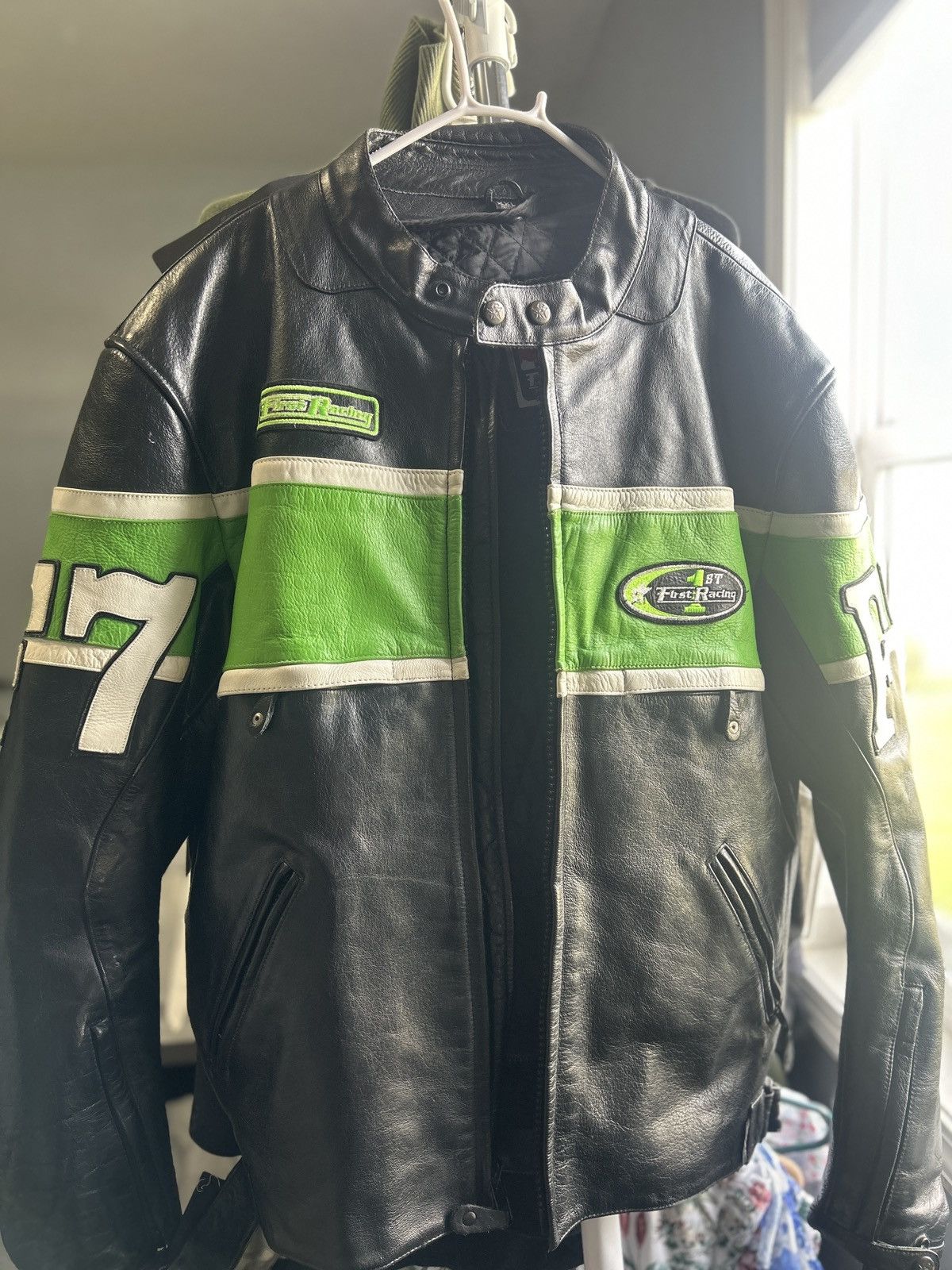 Other First Racing Men’s motorcycle leather jacket Size US XXL / EU 58 / 5 - 1 Thumbnail