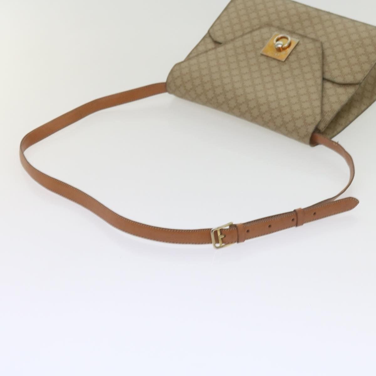 Celine CELINE Macadam Canvas Shoulder Bag Pvc Beige Brown Size ONE SIZE - 7 Thumbnail