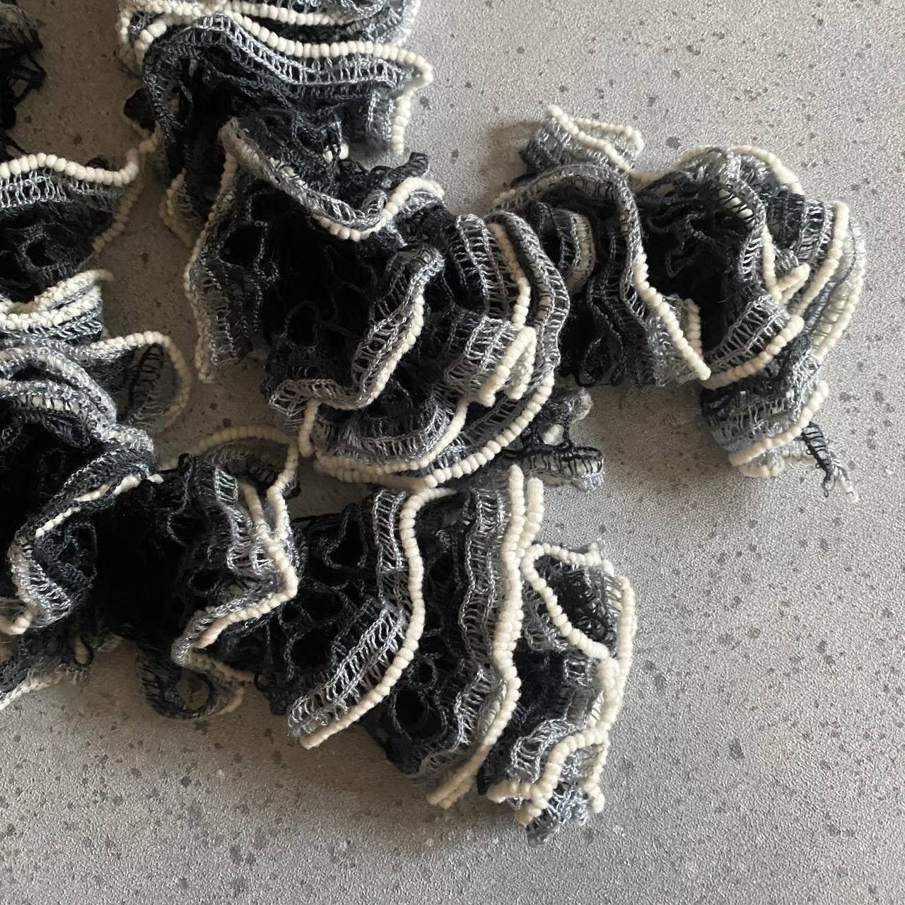 20471120 MESH JAPANESE STYLE SCARF (issey miyake style) Size ONE SIZE - 3 Thumbnail