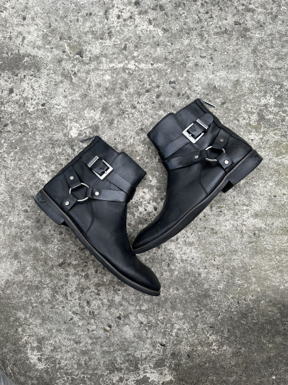 Karl Lagerfeld Karl Lagerfeld Cowboy Casual Leather Boots Streetwear USA Size US 9.5 / EU 42-43 - 1 Thumbnail