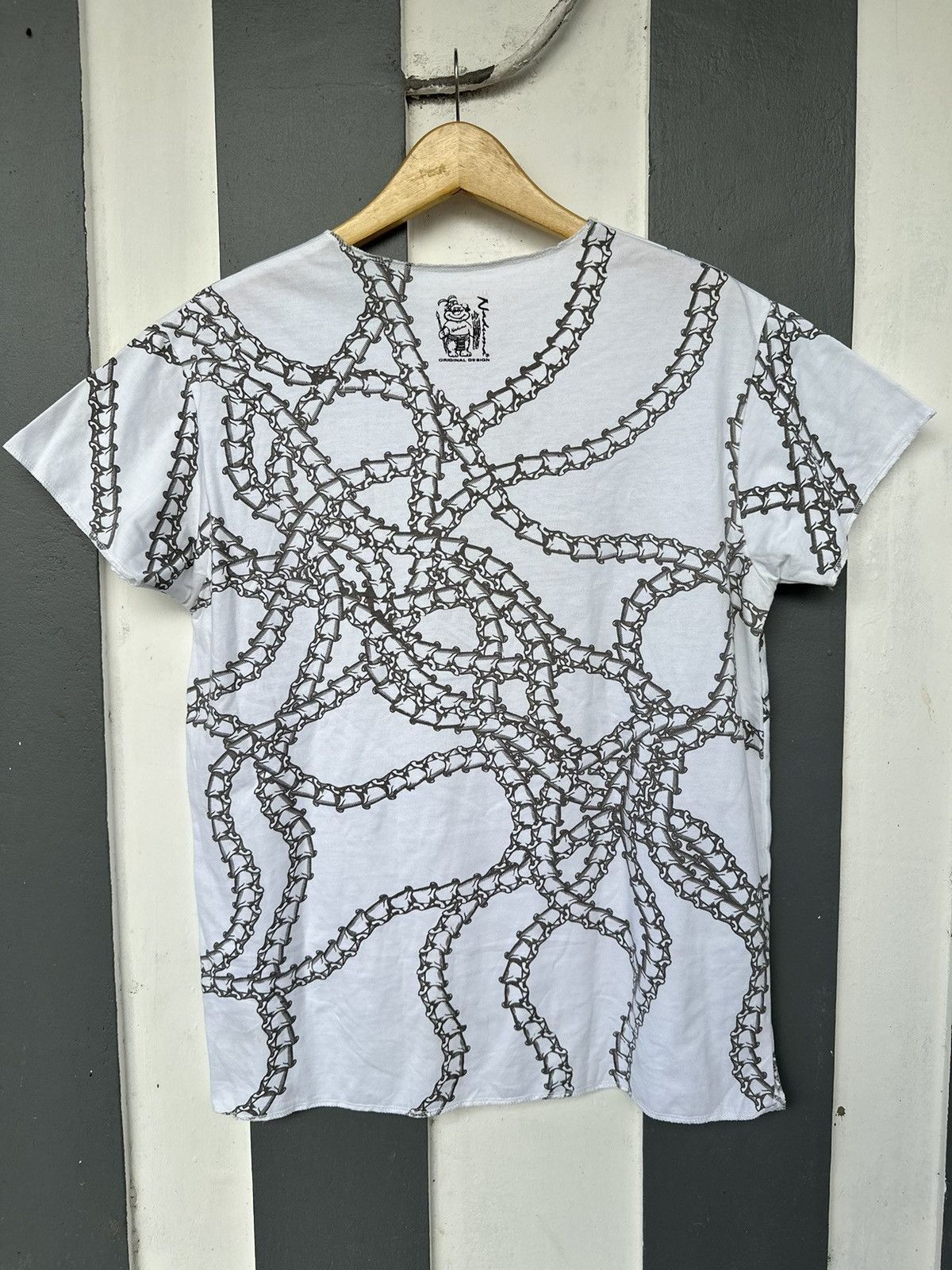 Hysteric Glamour SEDITIONARIES PUNK STYLED CRAZY BONE CHAIN TSHIRT Size US L / EU 52-54 / 3 - 3 Thumbnail
