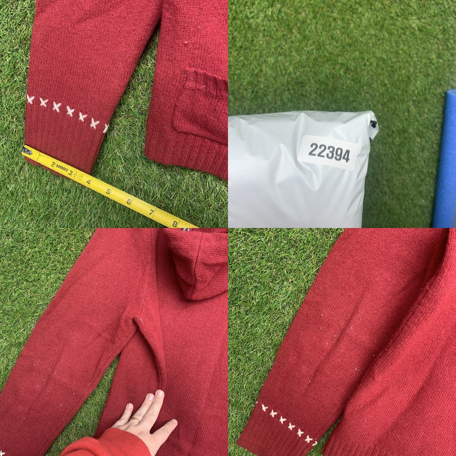 Eddie Bauer VINTAGE EDDIE BAUER Cardigan Sweater Womens M Zip Up Dark Red Fair Isle Size M / US 6-8 / IT 42-44 - 8 Thumbnail