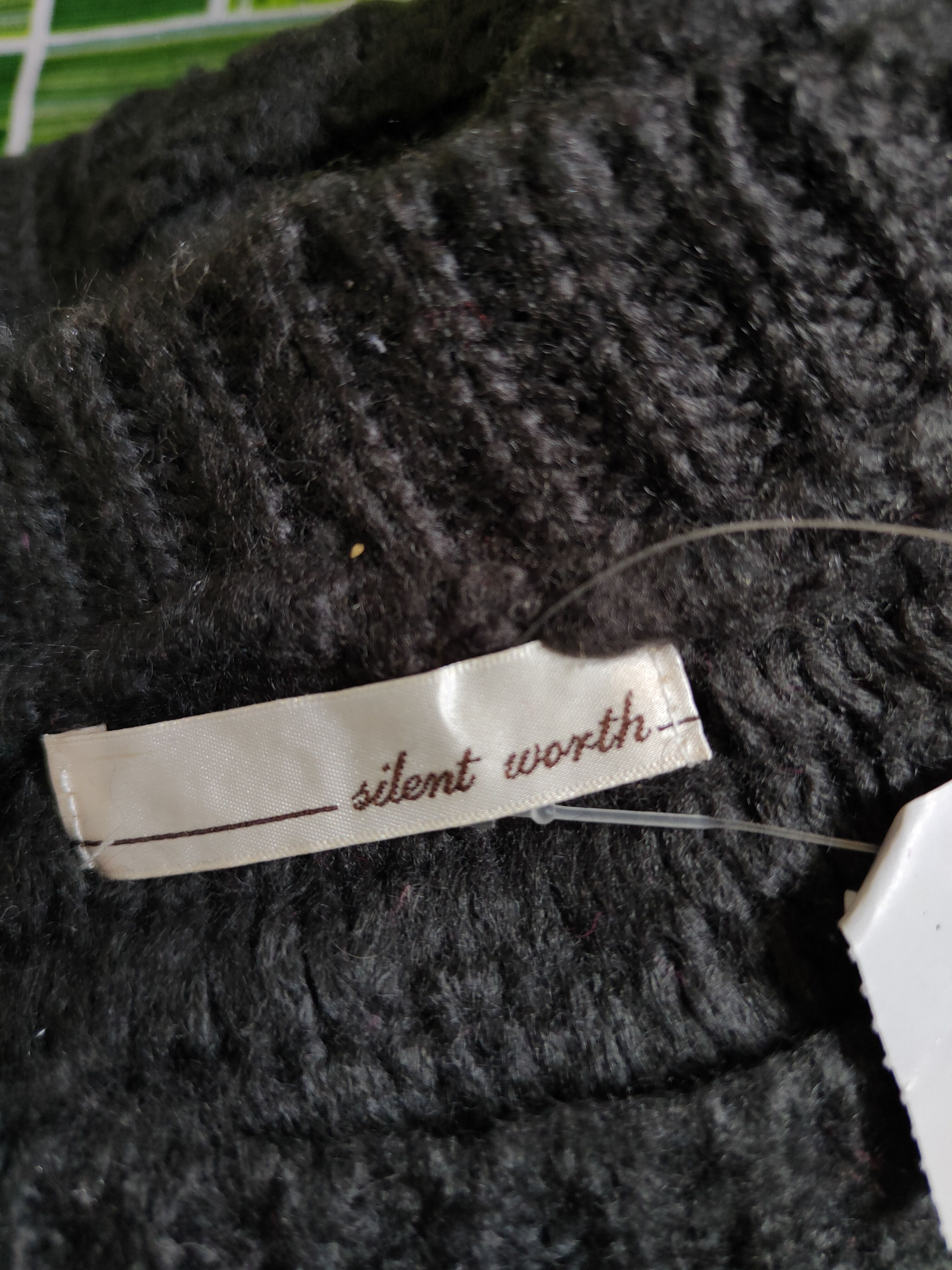 Homespun Knitwear × Japanese Brand × Vintage Baggie Silent Worth Dark Gray Knitwear Sweatshirts #S2372 Size L / US 10 / IT 46 - 11 Thumbnail