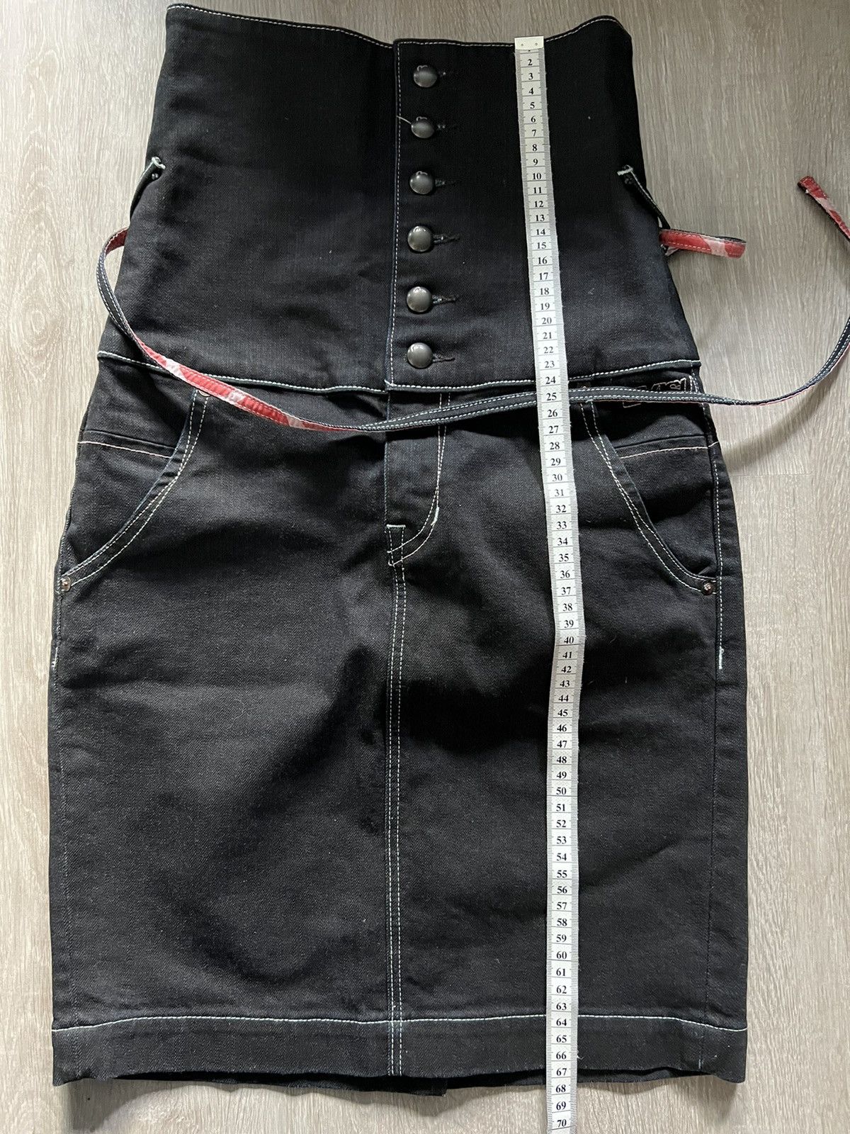 Evisu × Vintage Evisu Skirt Korsett Japan vintage y2k Size 28" / US 6 / IT 42 - 4 Thumbnail