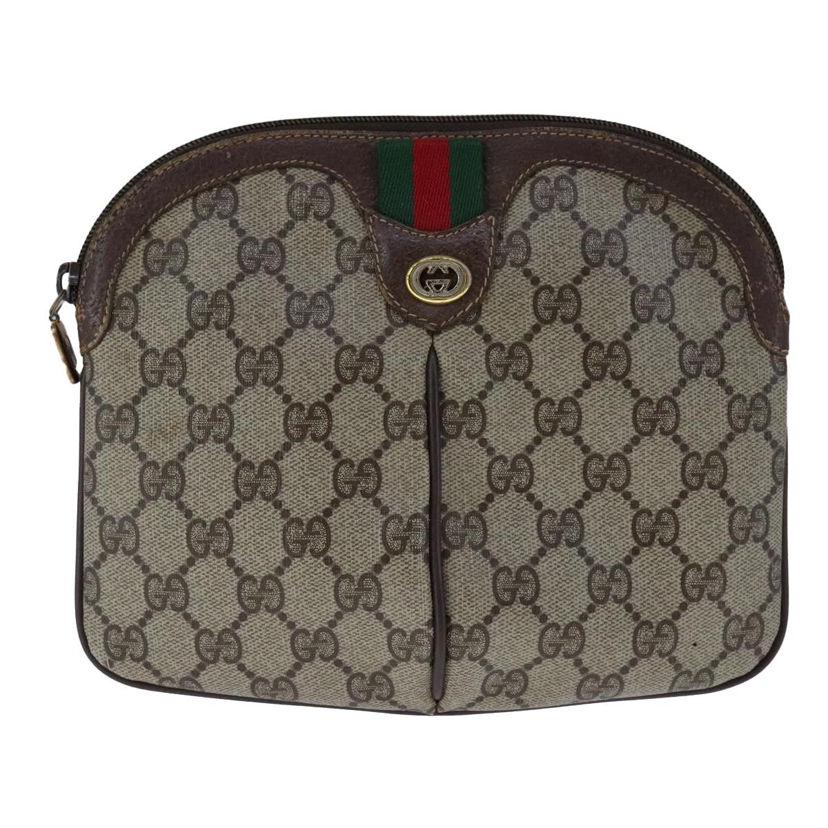 Gucci GUCCI GG Supreme Web Sherry Line Shoulder Bag Pvc Leather Size ONE SIZE - 2 Thumbnail