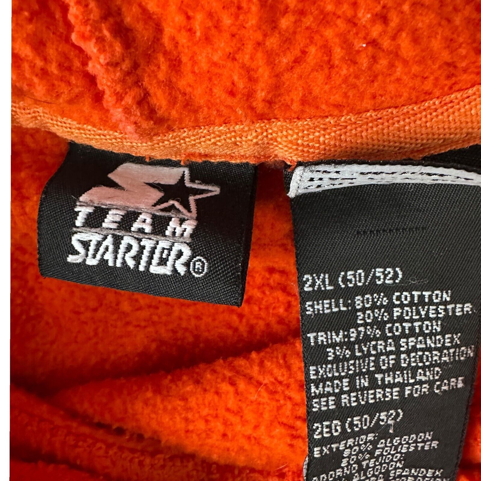 Starter Vintage Starter Clemson Tigers Hoodie Men’s 2XL XXL Orange Size US XXL / EU 58 / 5 - 6 Thumbnail