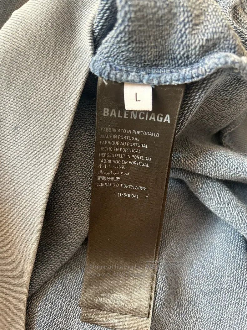 Balenciaga Balenciaga 3B Phantom Hoodie Size US L / EU 52-54 / 3 - 4 Thumbnail