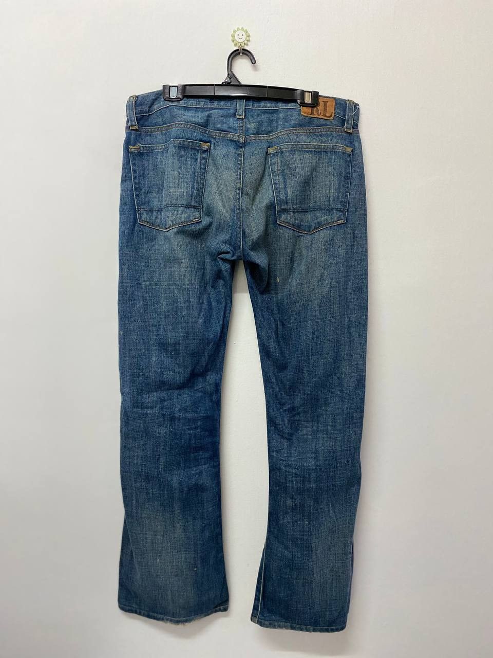vintage polo ralph lauren distressed bootcut denim