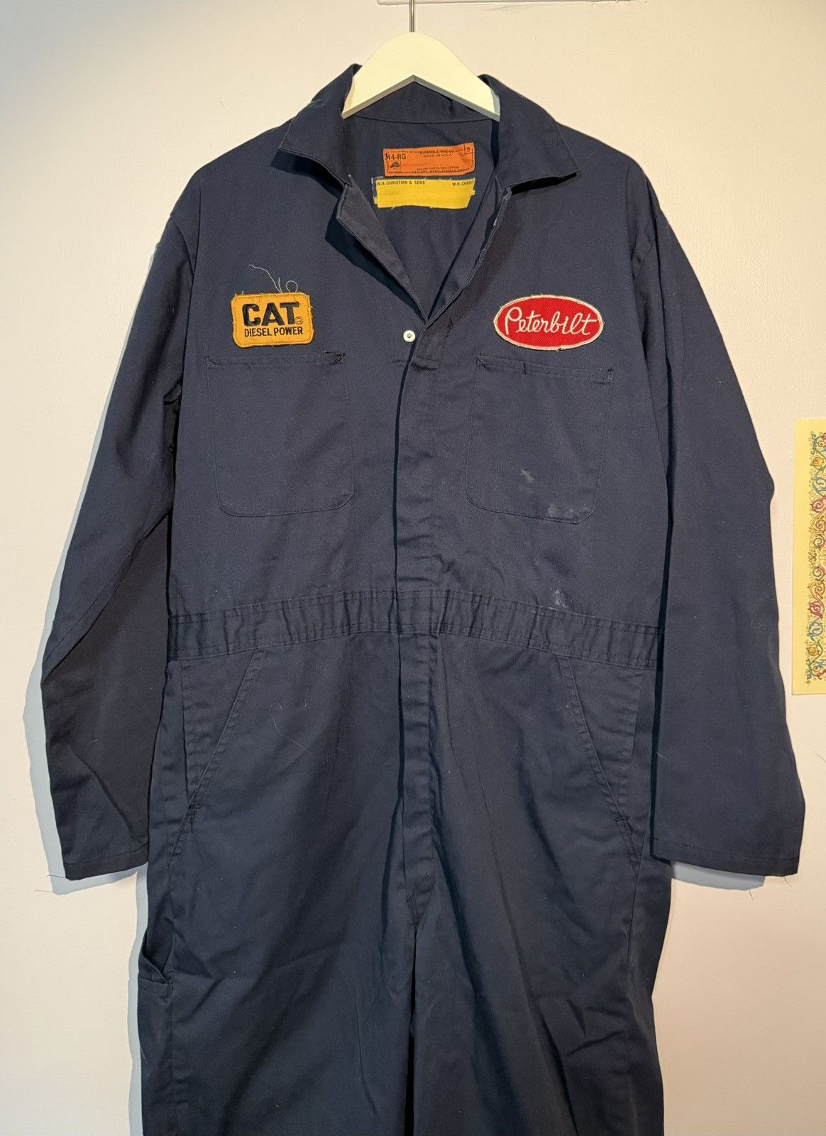 Vintage Vintage 1980s Place Beyond The Pines JumpSuit Mechanic patch Size US 44 / EU 60 - 1 Thumbnail