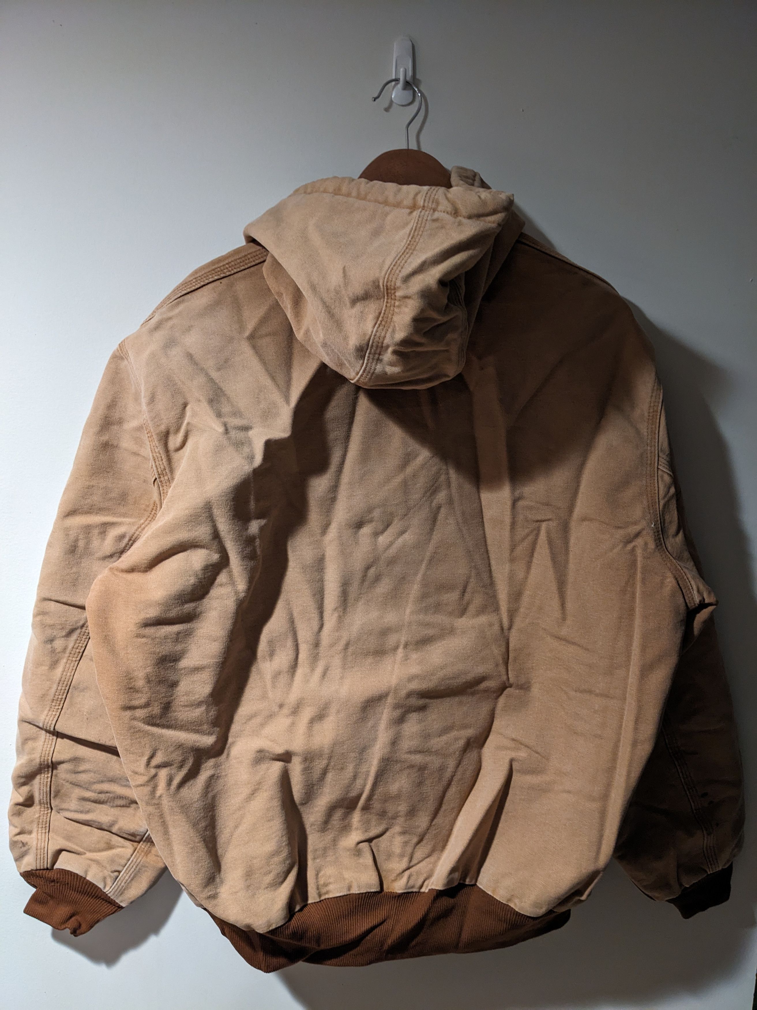 Carhartt × Vintage Vintage Carhartt J247 BRN Duck Canvas Full Zip Jacket Size US XL / EU 56 / 4 - 12 Thumbnail