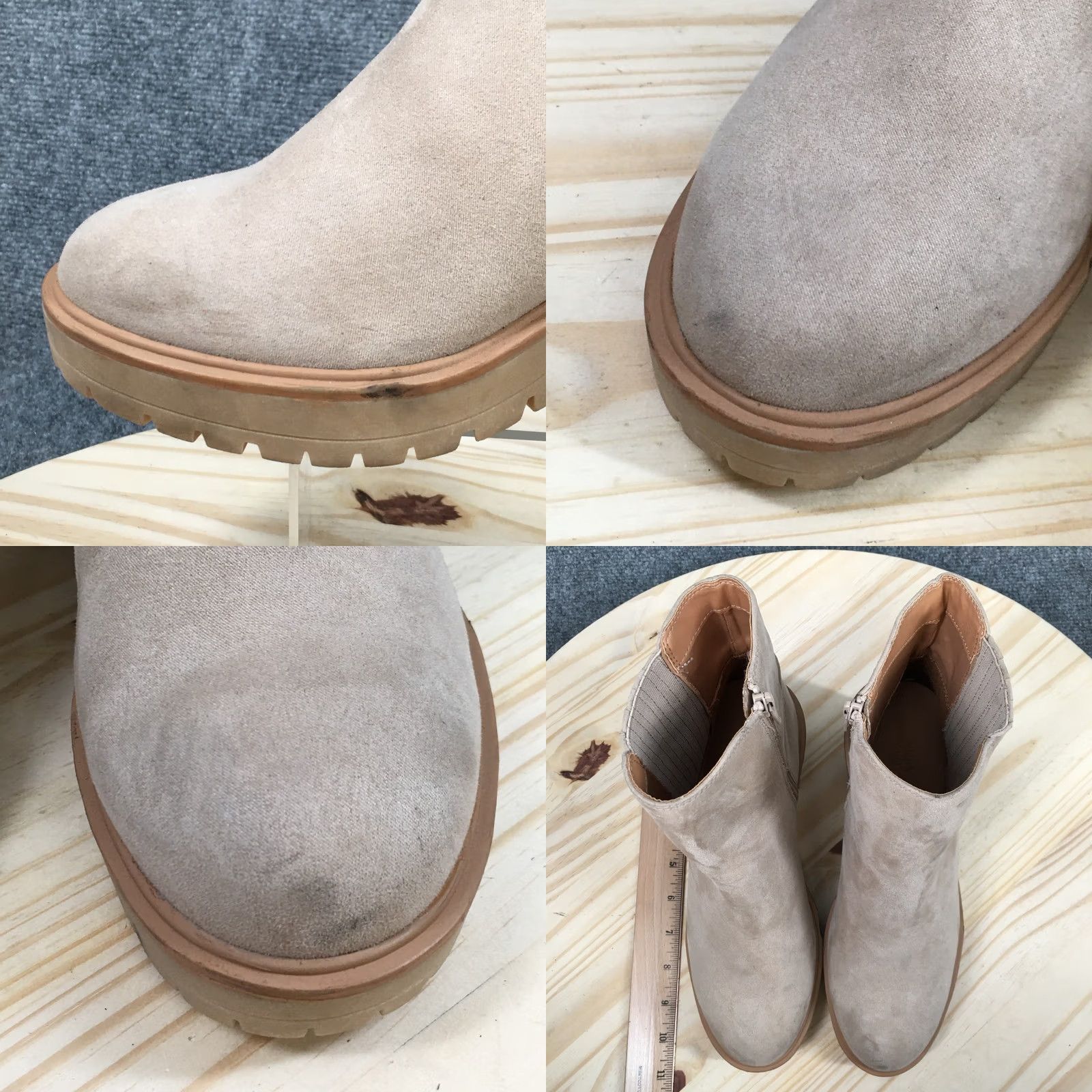 Vintage Universal Thread Katrina Booties Womens 8.5 Brown Boots Katrina Platform Heels Ankle Booties Women Brown Platform Heel Bootie Square Toe? Size US 9 / IT 39 - 8 Thumbnail