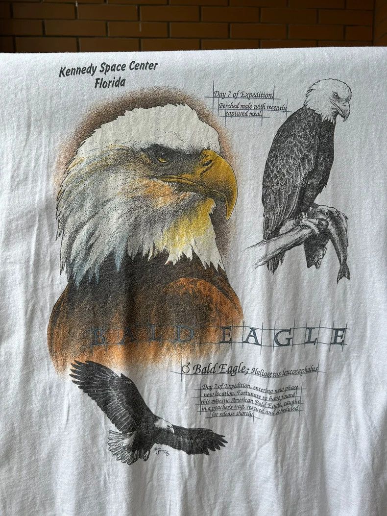 Vintage VintageTee 90s Bald Eagle 2505-Nextarrow Size US XL / EU 56 / 4 - 4 Thumbnail