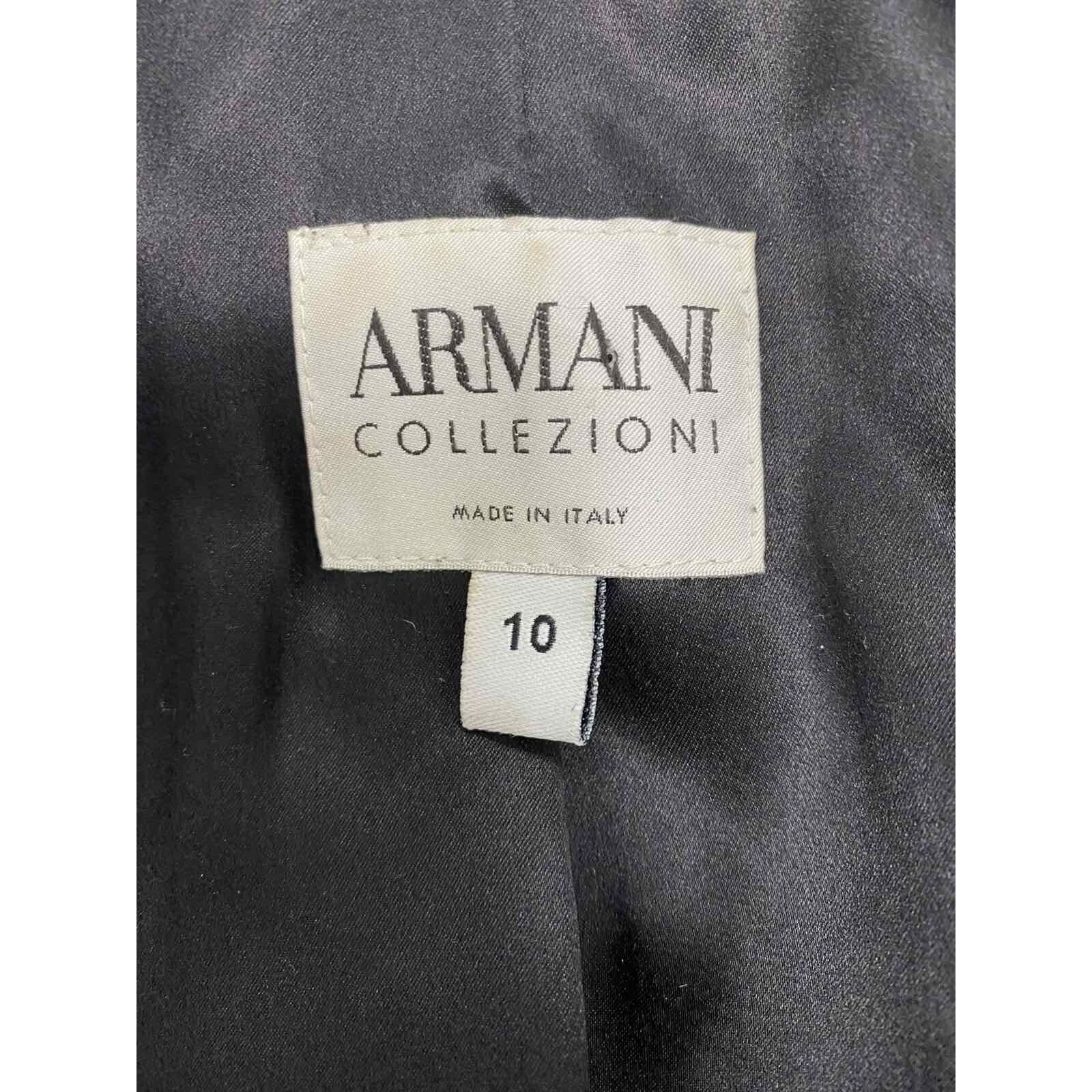 Armani Collezioni ARMANI COLLEZIONI Women Goat Leather Jacket Size 10 A000615 Size US M / EU 48-50 / 2 - 5 Thumbnail