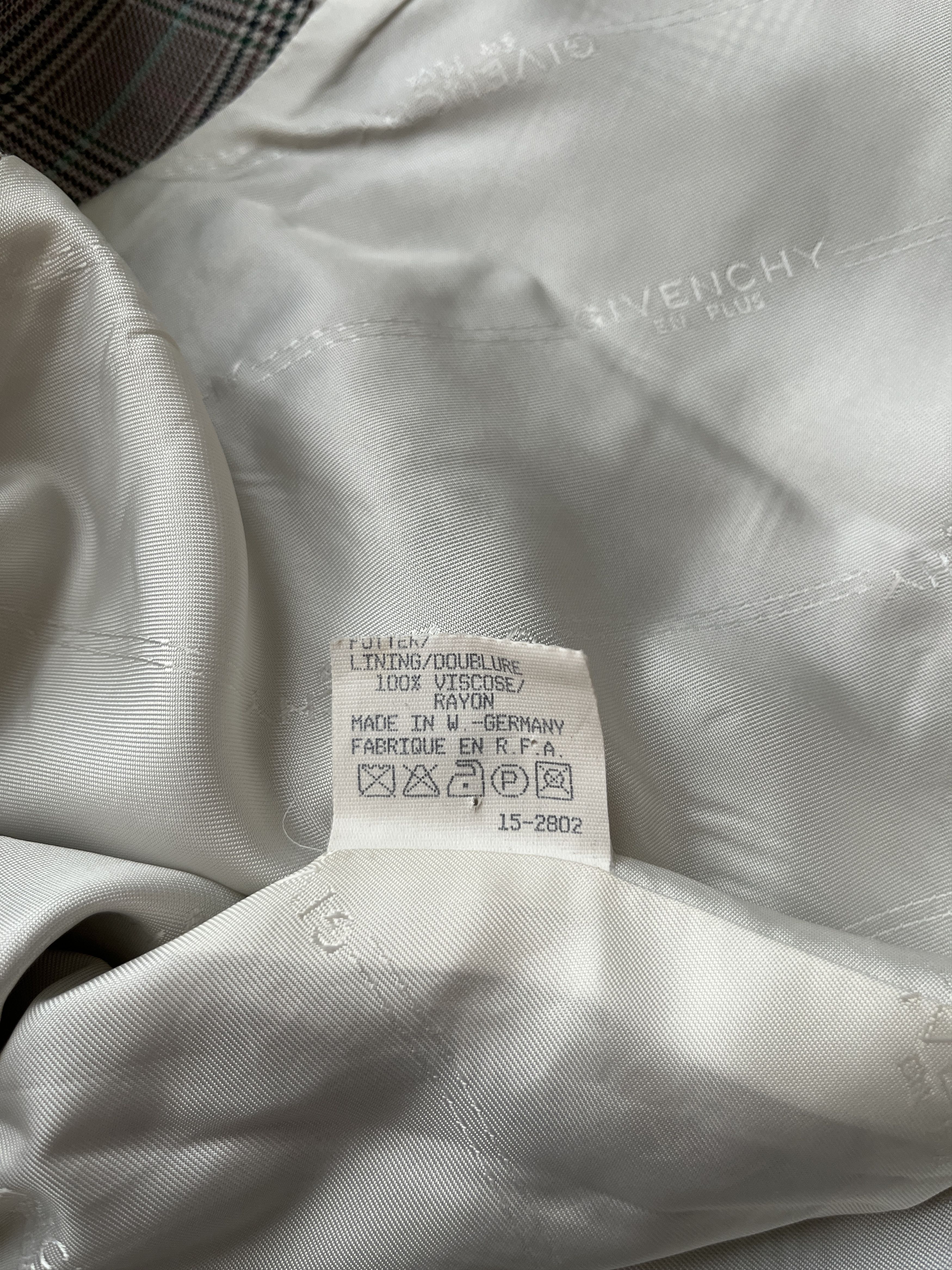 Givenchy ⚡️QUICK SALE⚡️1980's Givenchy en Plus Beige/Green Jacket Size L / US 10 / IT 46 - 5 Thumbnail