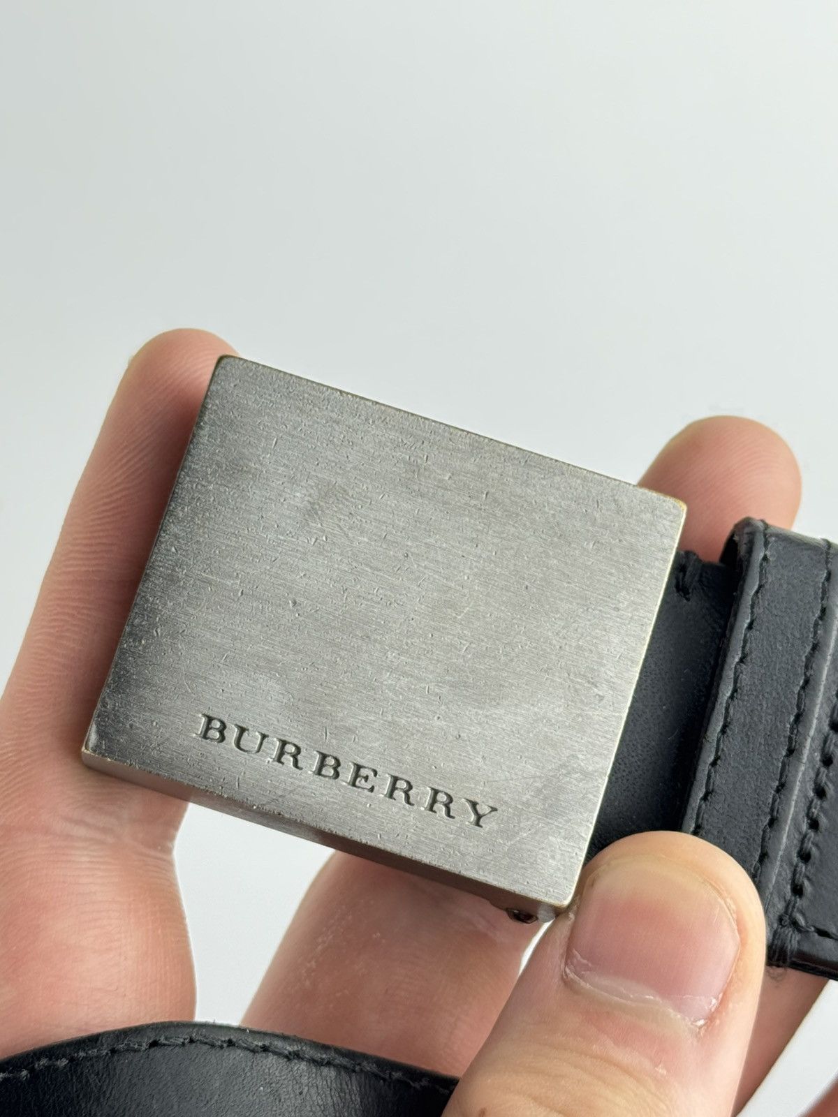 Burberry Burberry Nova Check Leather Belt Size ONE SIZE - 2 Thumbnail