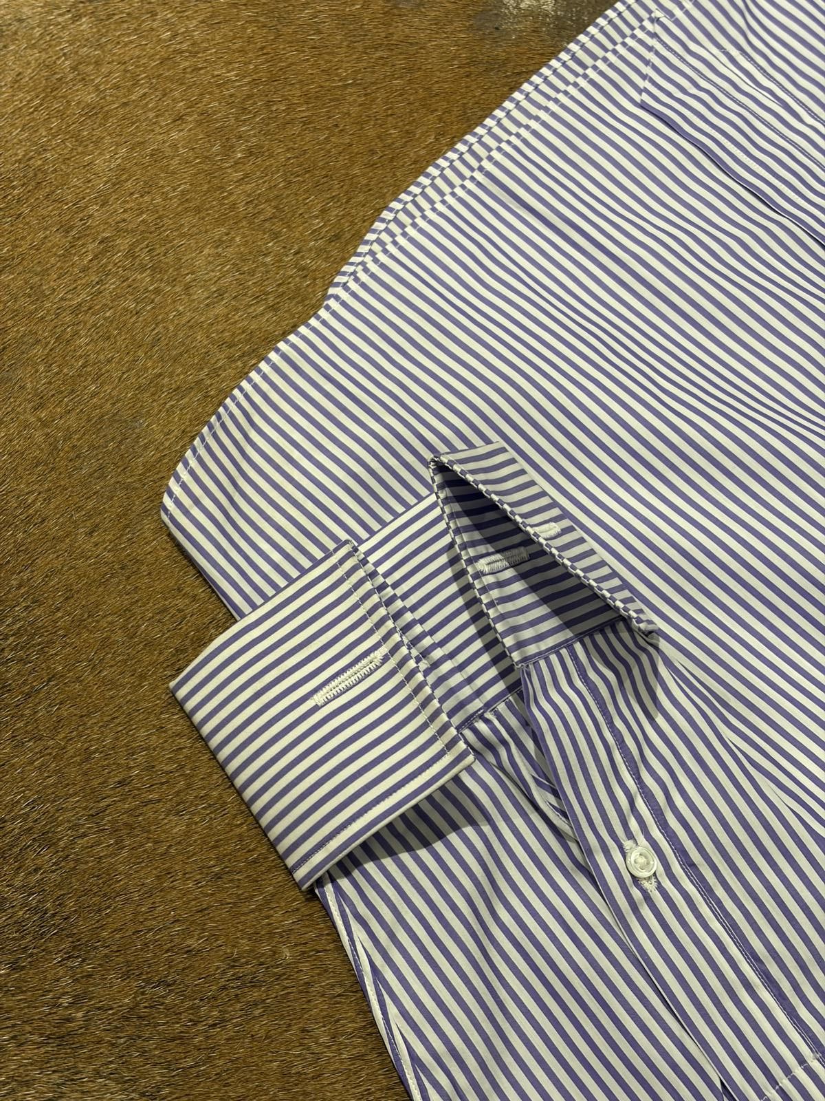 Ralph Lauren Purple Label Ralph Lauren Purple Label – Luxury 100’s 2-Ply Cotton Shirt Size US L / EU 52-54 / 3 - 6 Thumbnail