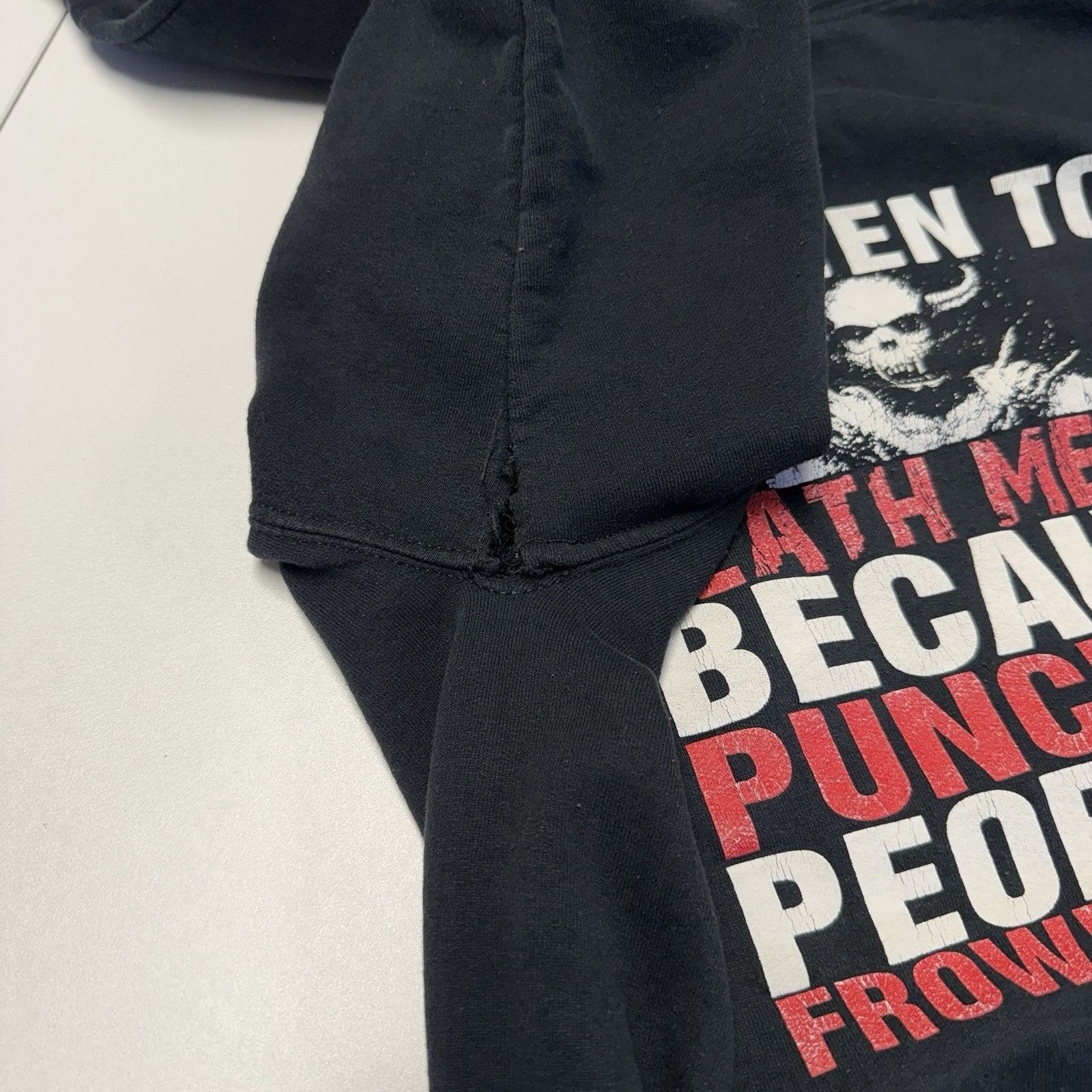 Vintage Death Metal Hoodie Sweatshirt Mens Small Black Size US S / EU 44-46 / 1 - 11 Thumbnail