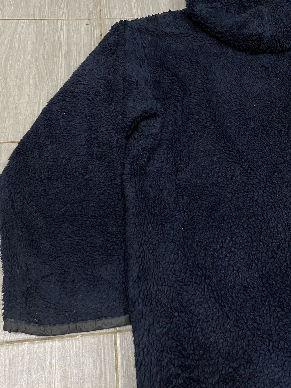 45rpm Rare Vtg 45RPM Long Jacket Fleece Blue Size US L / EU 52-54 / 3 - 10 Thumbnail