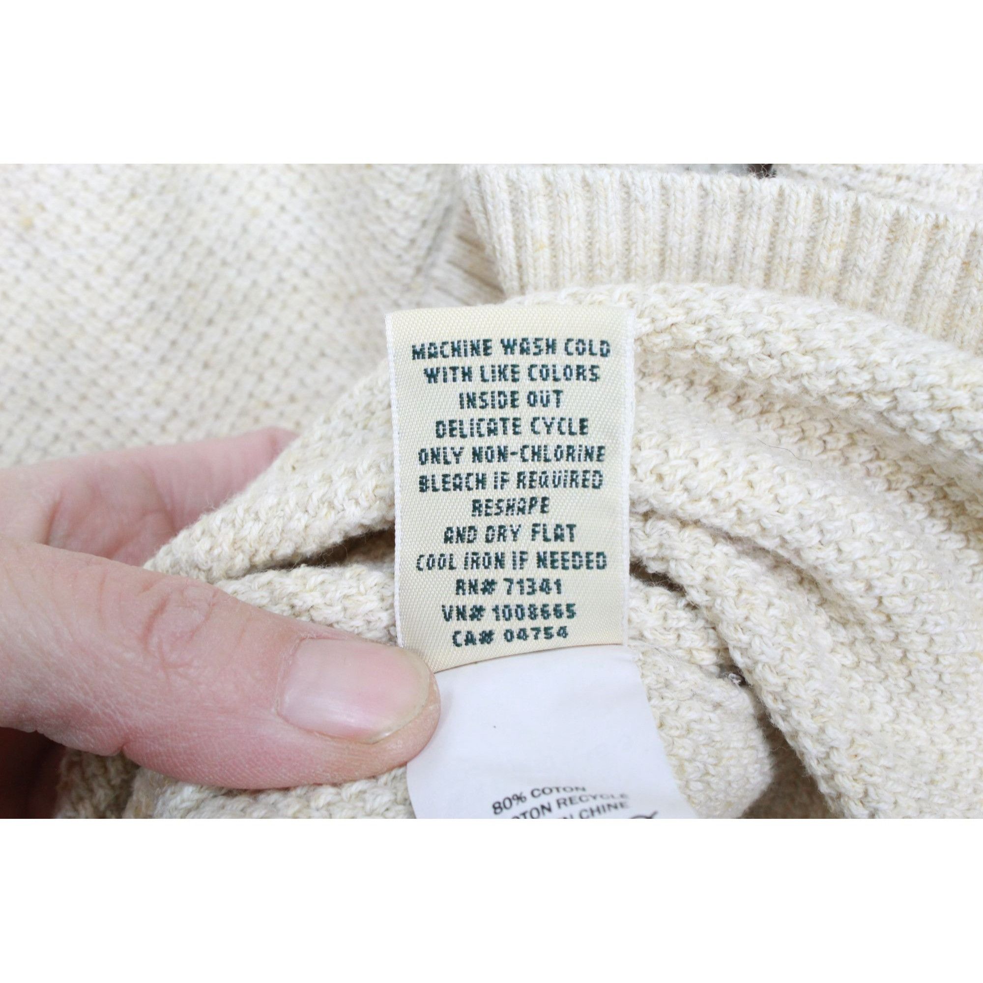 L.L. Bean LL Bean Women's Cotton Long Sleeve Pullover Sweater Size S / US 4 / IT 40 - 9 Thumbnail