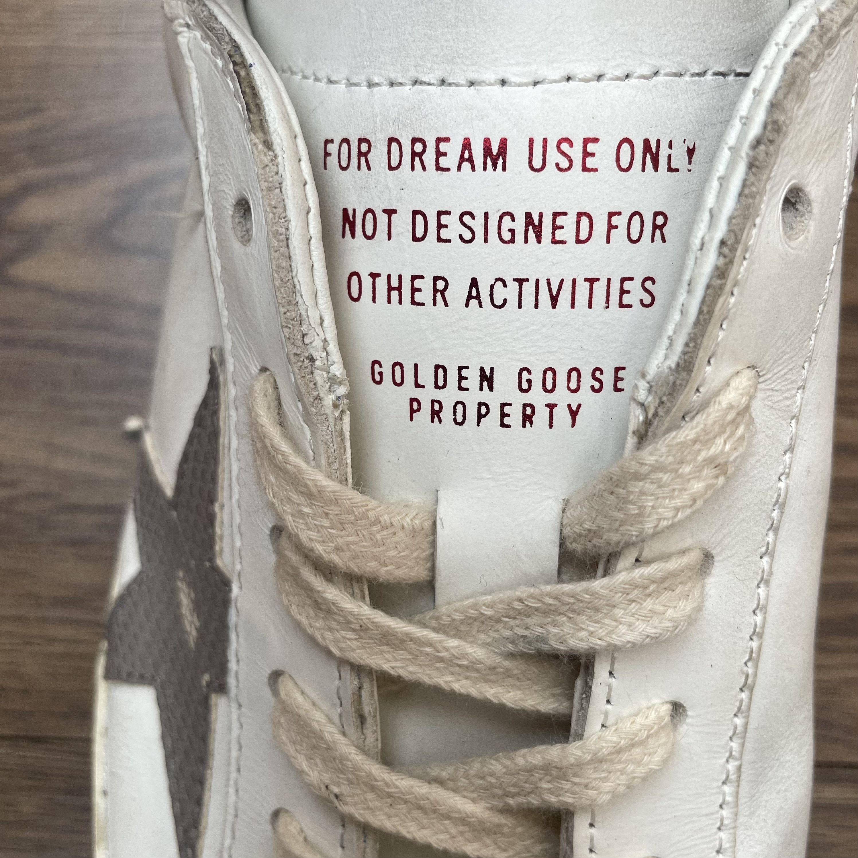 Golden Goose Golden Goose Super-Star Distressed Leather Sneakers Size US 8 / EU 41 - 10 Thumbnail