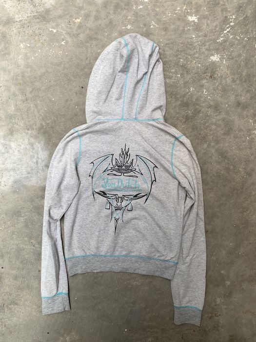 Von dutch rhinestone discount hoodie