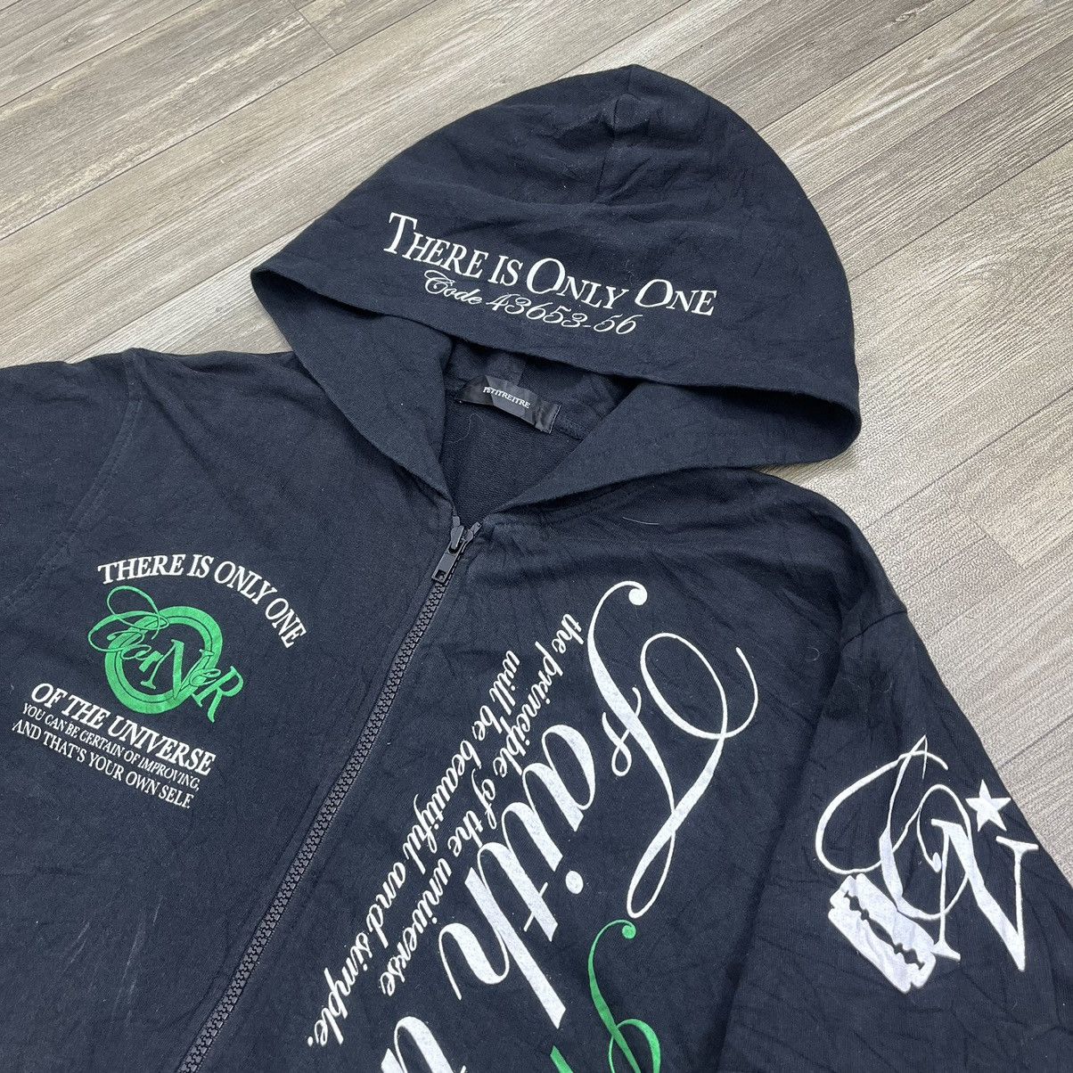 14th Addiction × If Six Was Nine × Japanese Brand Y2K Petitreitre Poem Zip Hoodie Short Sleeve ifsixwasnine Size US L / EU 52-54 / 3 - 3 Thumbnail