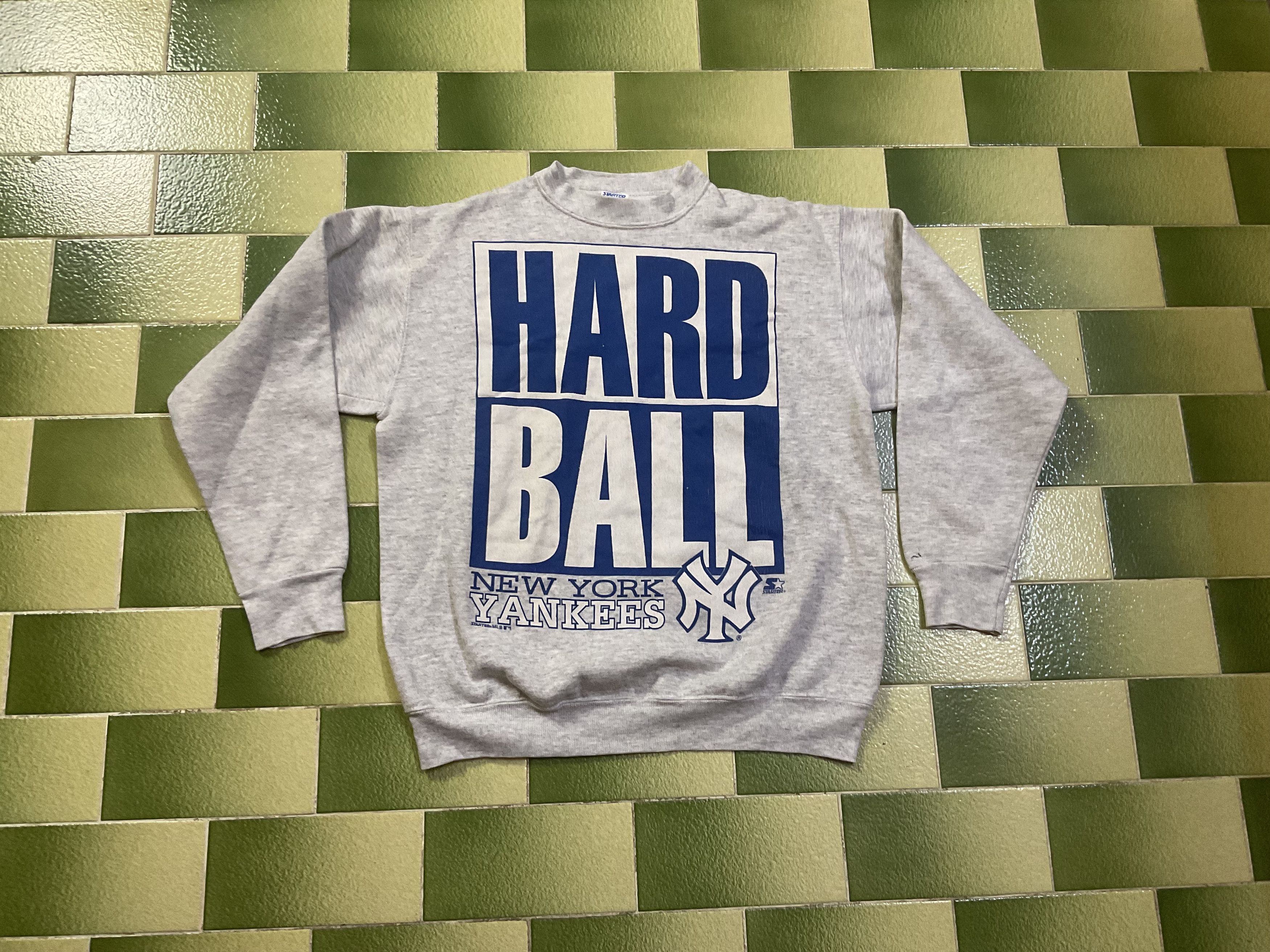 MLB Vtg 90s Starter New York Yankees Hardball Sweatshirt Size US M / EU 48-50 / 2 - 1 Thumbnail