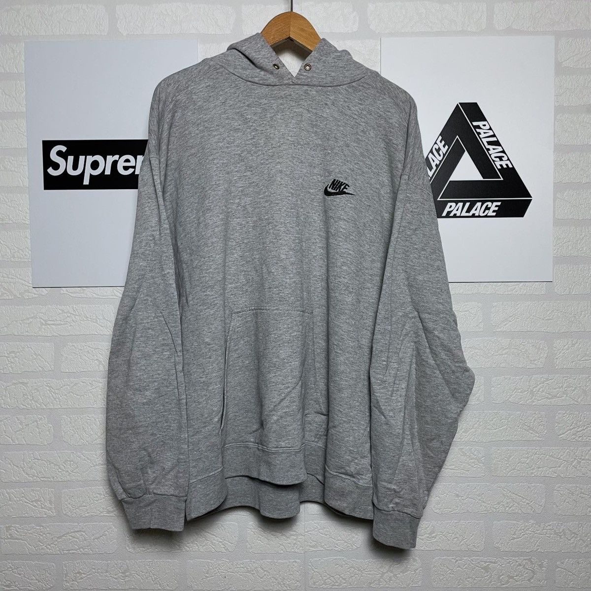 Nike Vintage Hoodie Nike Small Logo Swoosh Oversized Streetwear Size US L / EU 52-54 / 3 - 1 Thumbnail