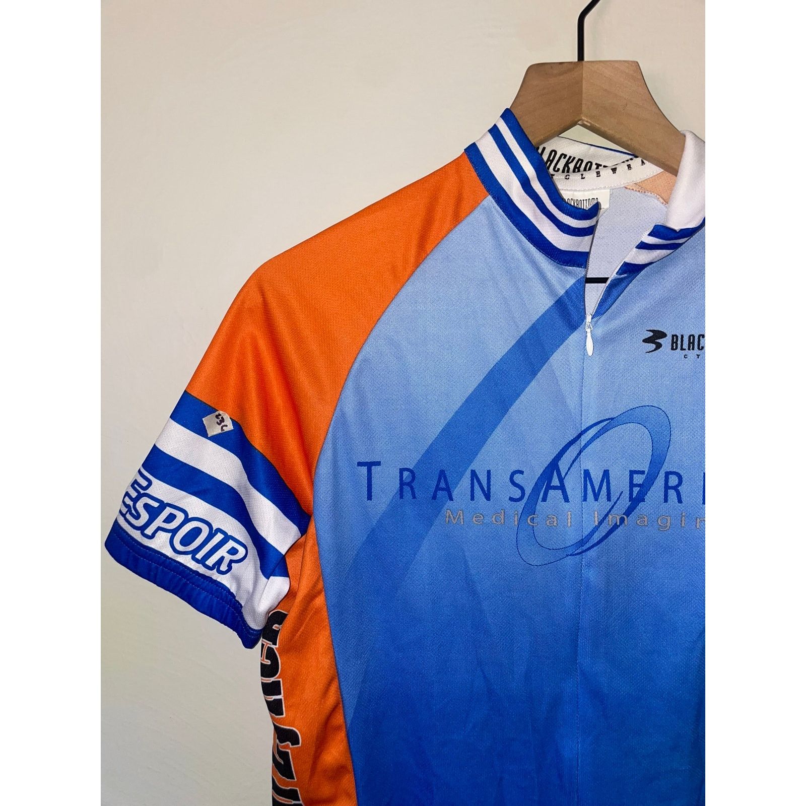 Vintage Vintage Biking Transamerican Jersey Black Botoms Cycle Wear Size US S / EU 44-46 / 1 - 2 Thumbnail