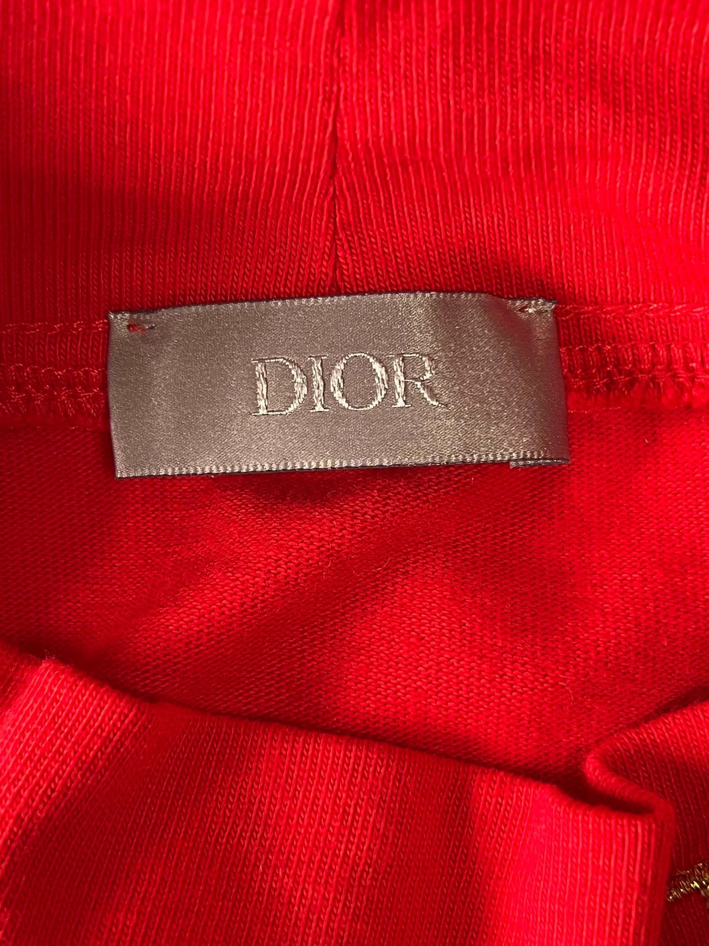Dior Dior Year of Rabbit Red Embroidered Rabbit S Unisex Size S / US 4 / IT 40 - 6 Thumbnail