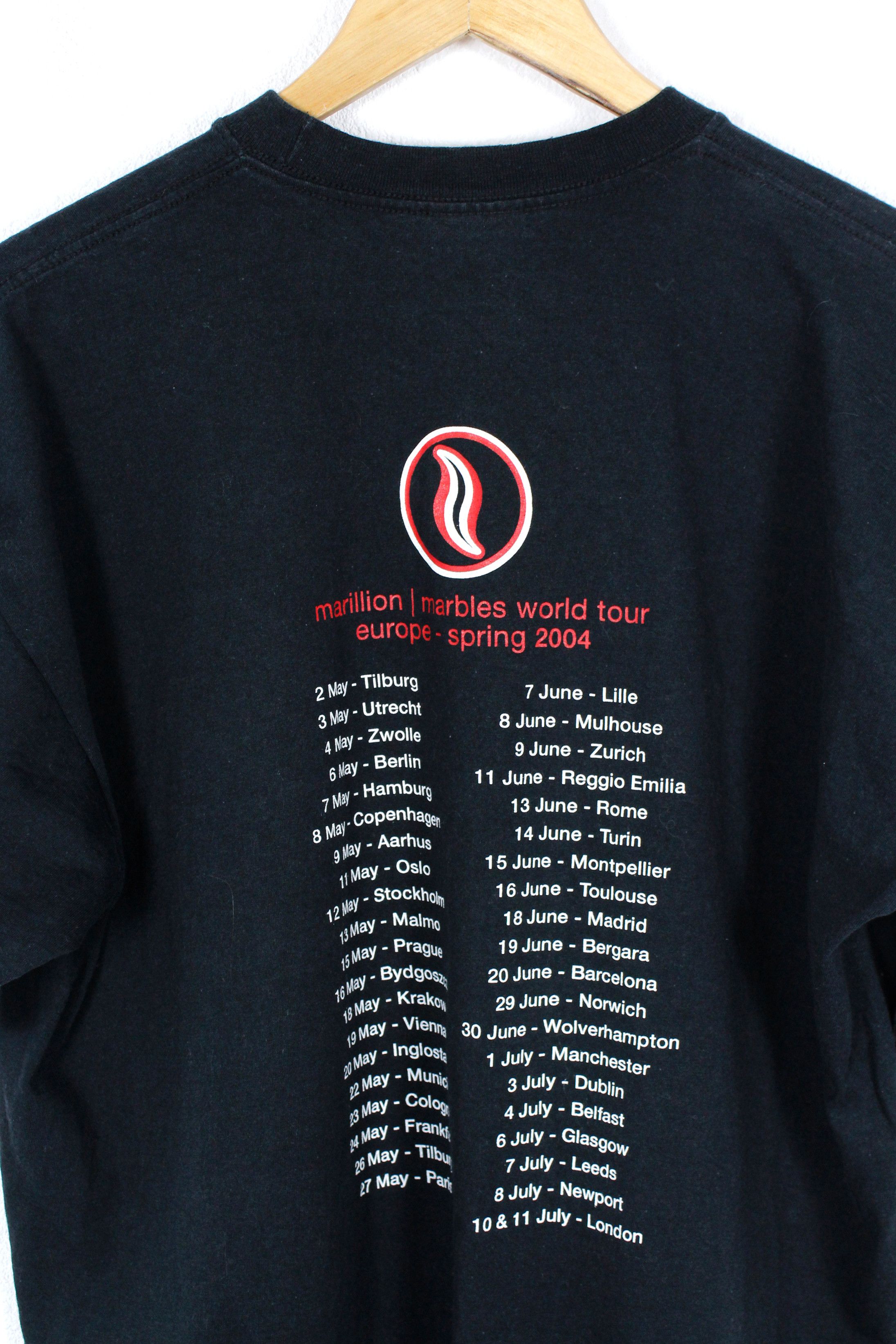 Band Tees × Vintage Vintage Marillion Marbles World Tour 2004 Tee Tshirt Y2K Size US XL / EU 56 / 4 - 4 Thumbnail