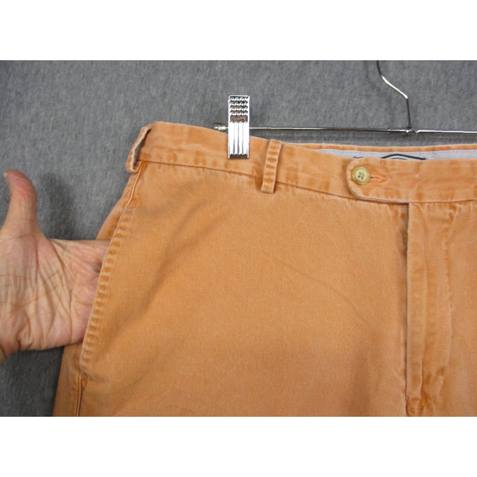 Peter Millar Peter Millar Shorts Mens 34 Orange Pima Cotton Flat Front Summer Casual Golf Shirts? Size US 34 / EU 50 - 2 Thumbnail