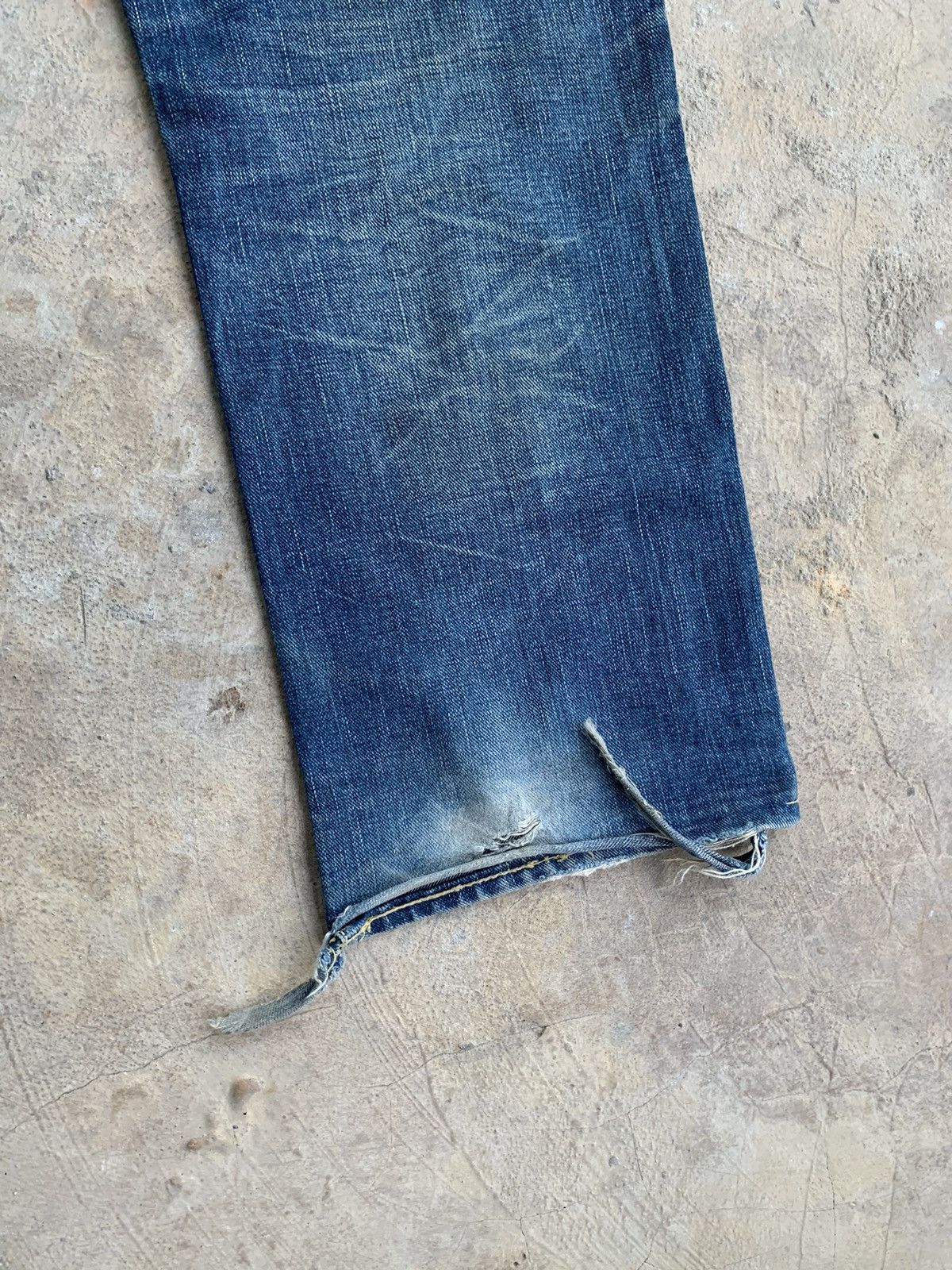 Lee Vintage Lee Raiders Selvedge Rusty Distressed Denim Size US 32 / EU 48 - 21 Thumbnail