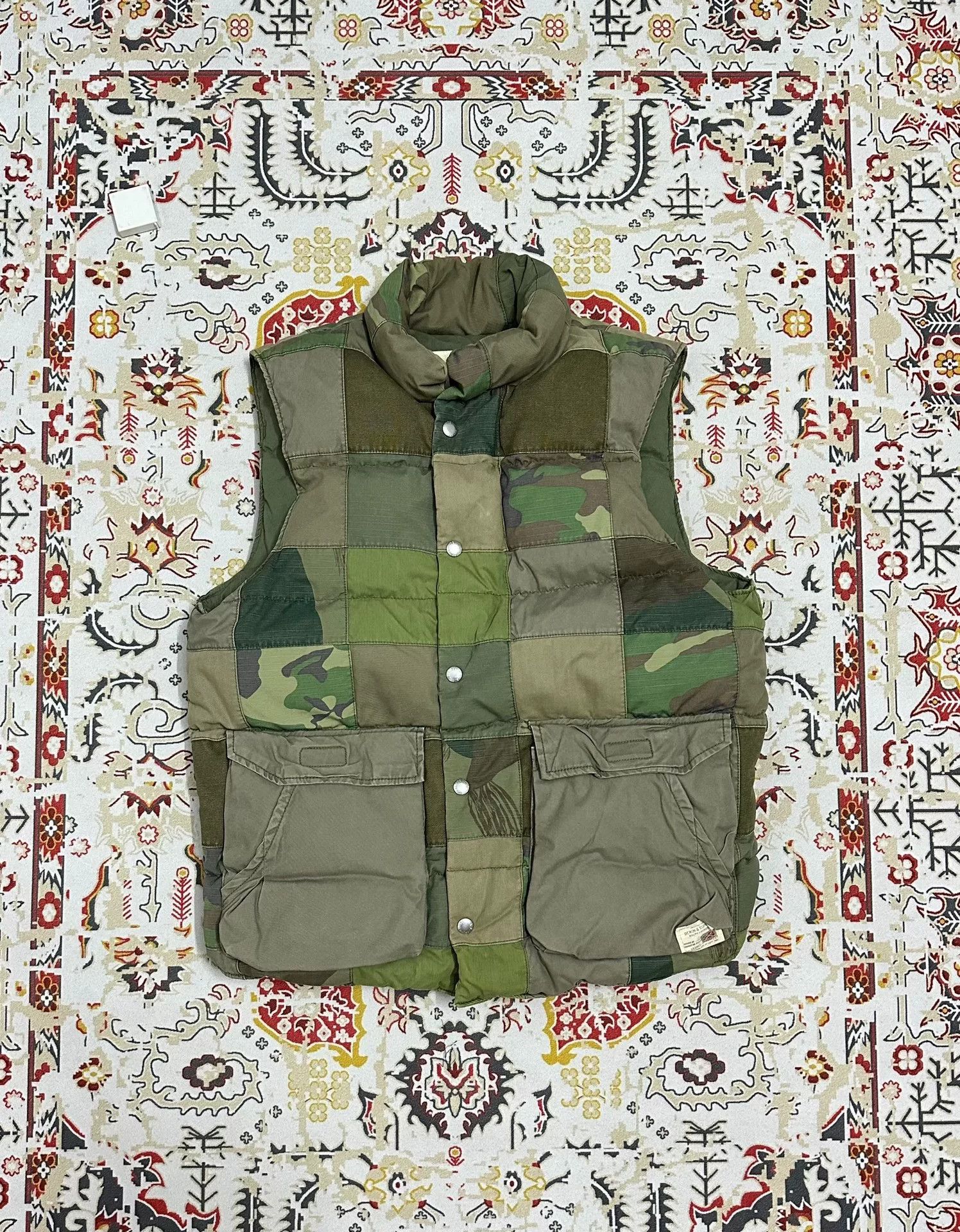 Denim & Supply Ralph Lauren Ralph Lauren Denim Supply Camo Patchwork Vest Size US S / EU 44-46 / 1 - 1 Thumbnail