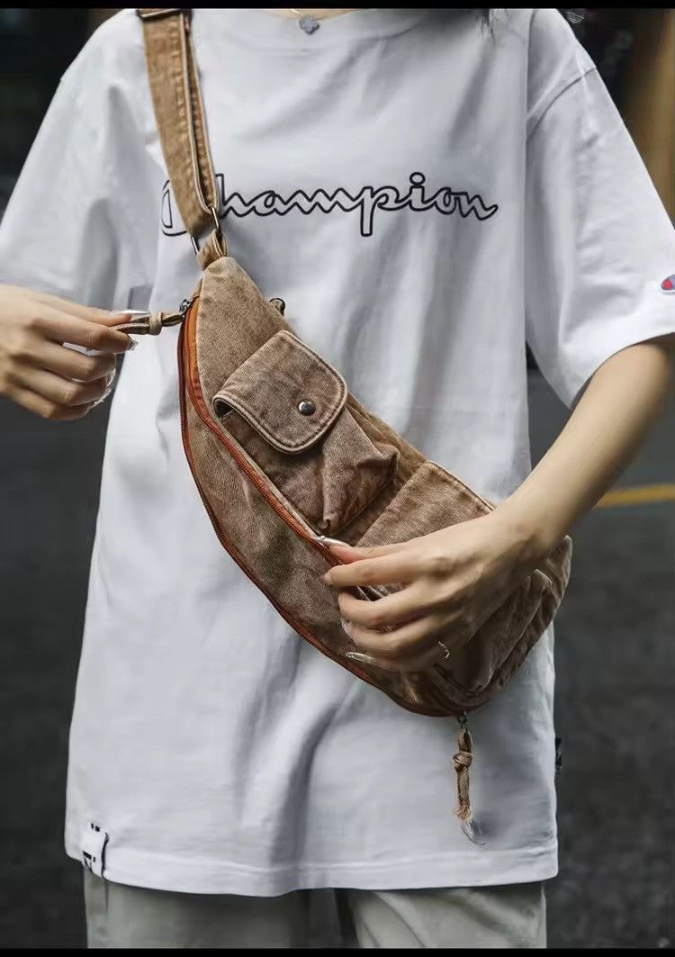 Vintage Denim Crossbody Bag Size ONE SIZE - 2 Thumbnail