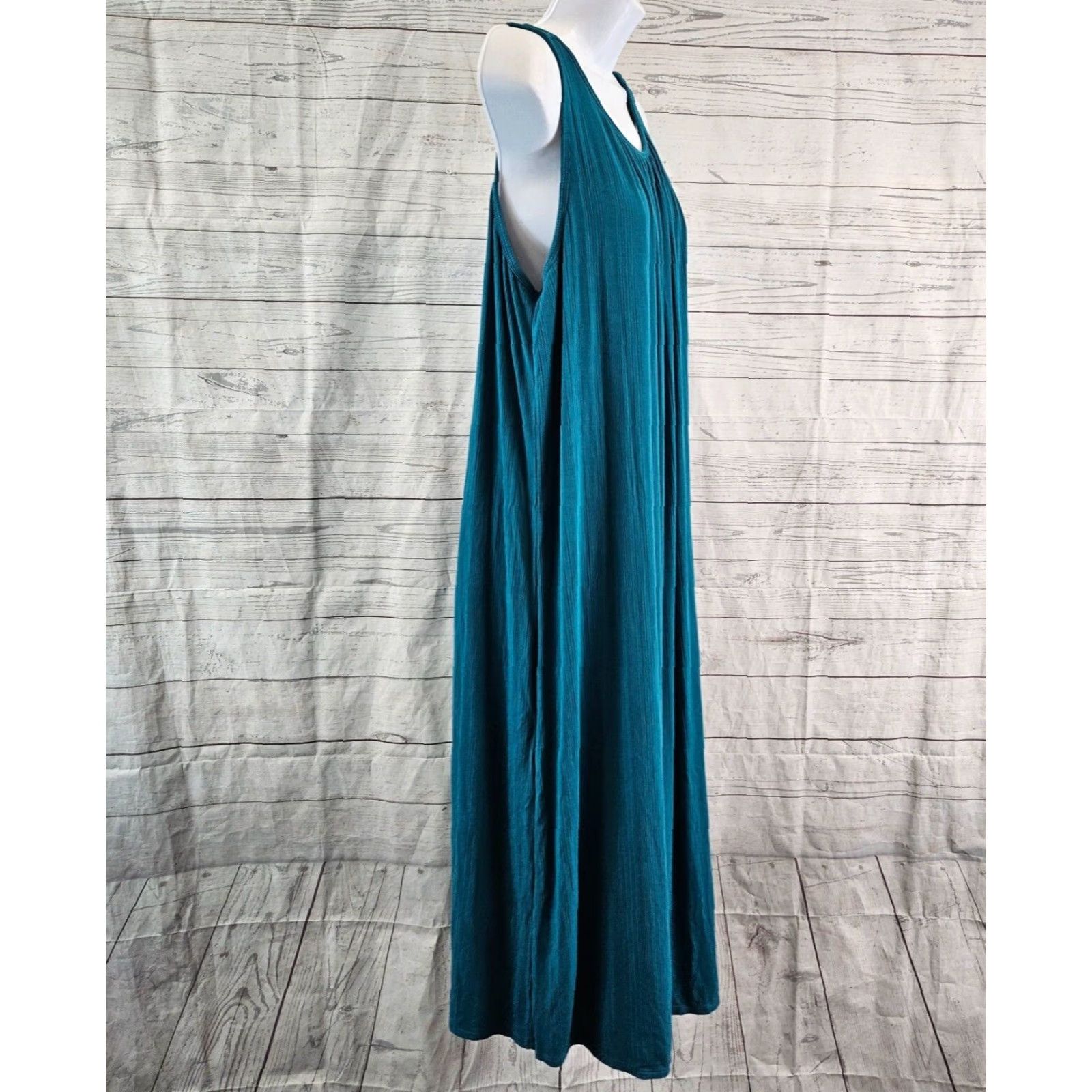 Old Navy Old Navy Maternity Tank Dress Sz Medium Blue Sleeveless Rayon Blend Midi Dress Women’s Maternity Tank Dress Size M / US 6-8 / IT 42-44 - 4 Thumbnail